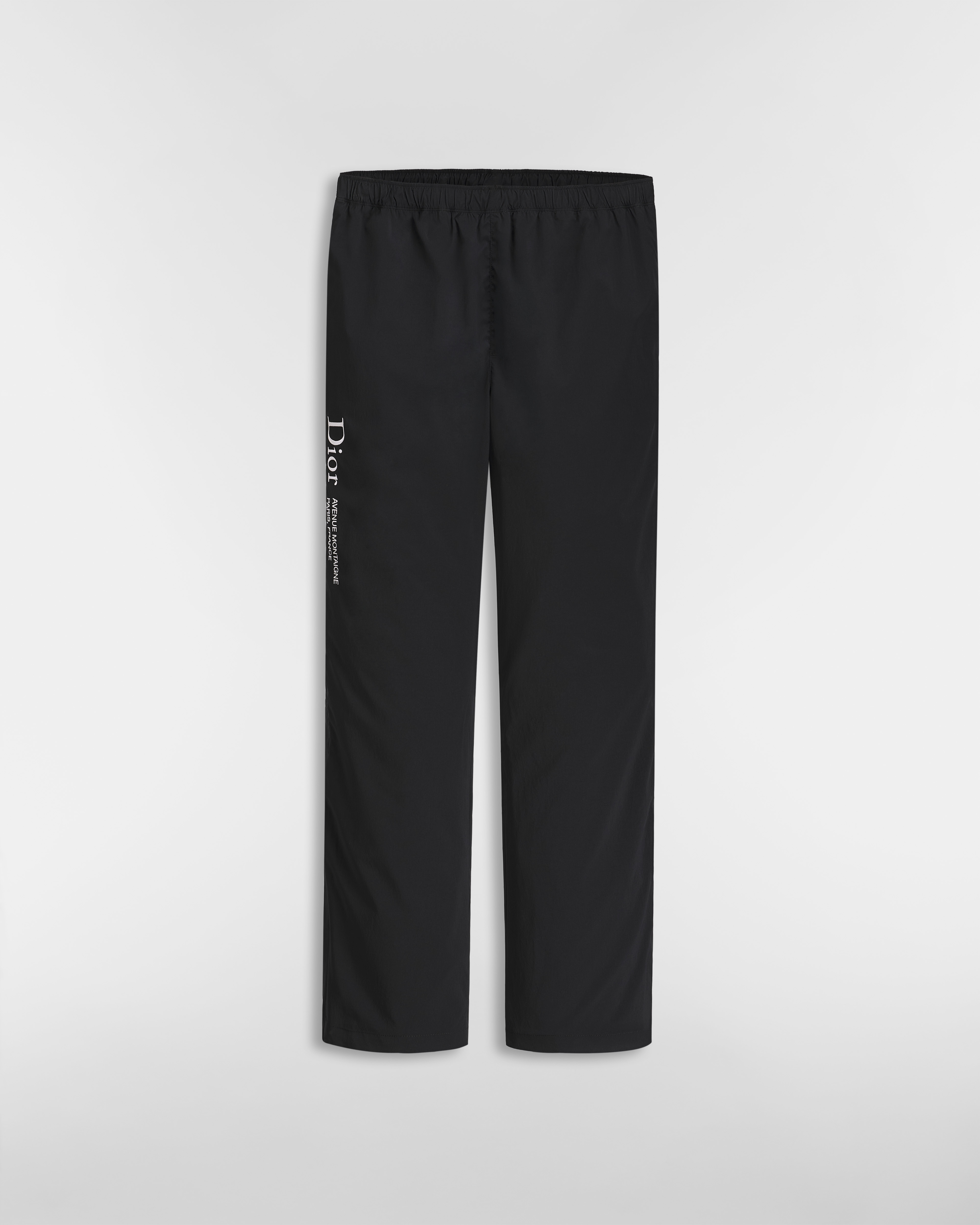 Dior Montaigne Track Pants Black Technical Fabric | DIOR AE