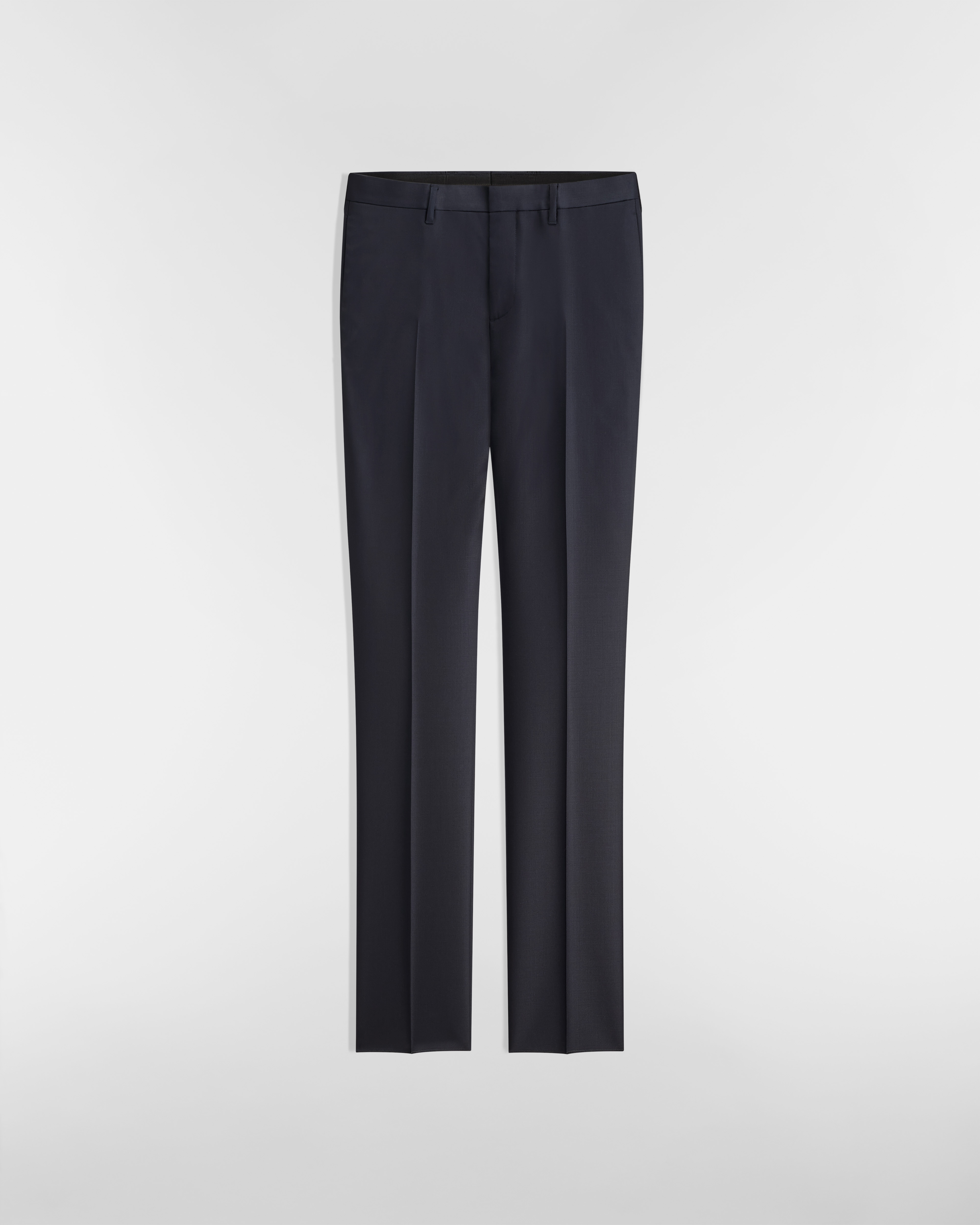 裁縫長褲 海軍藍初剪羊毛呢斜紋 E01