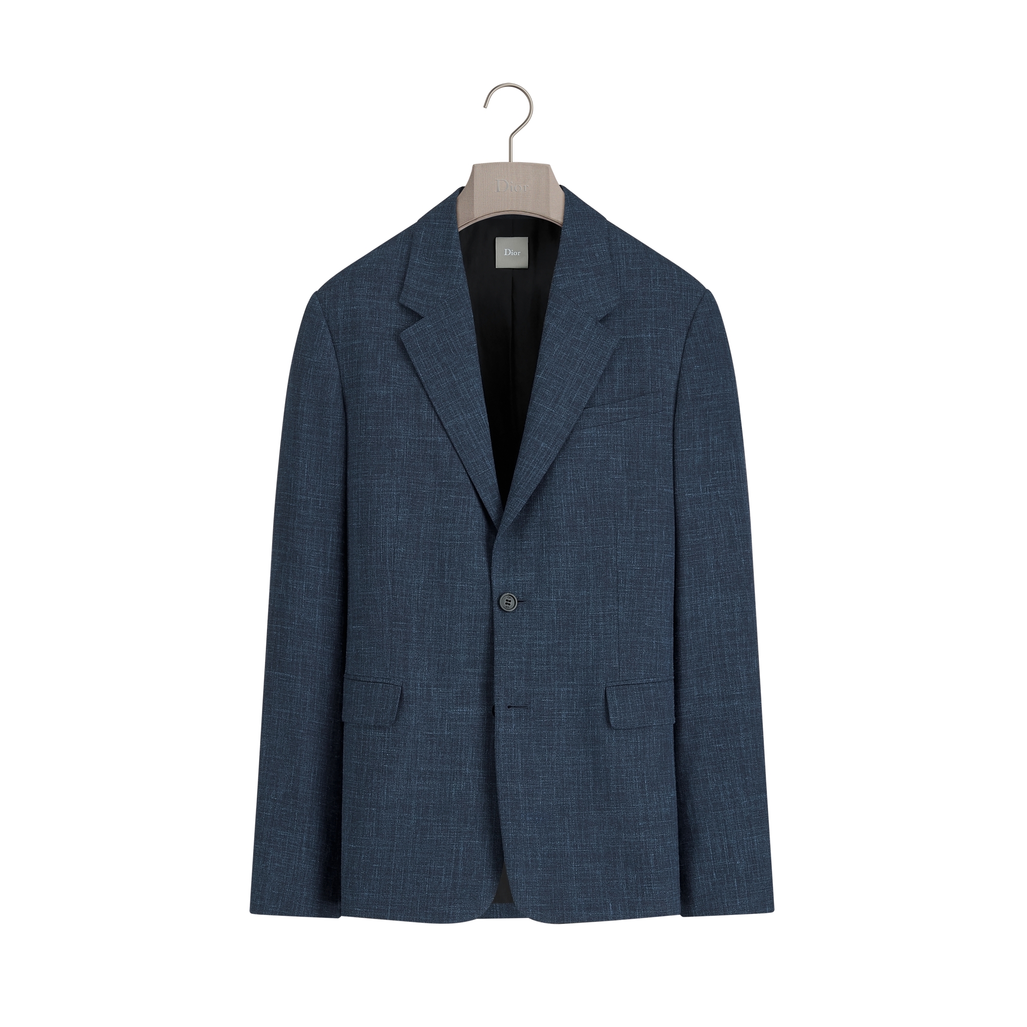 ChristianDior　ストライプ　ジャケット Dioriviera Single-Breasted Jacket Deep Blue Virgin Wool, Silk and