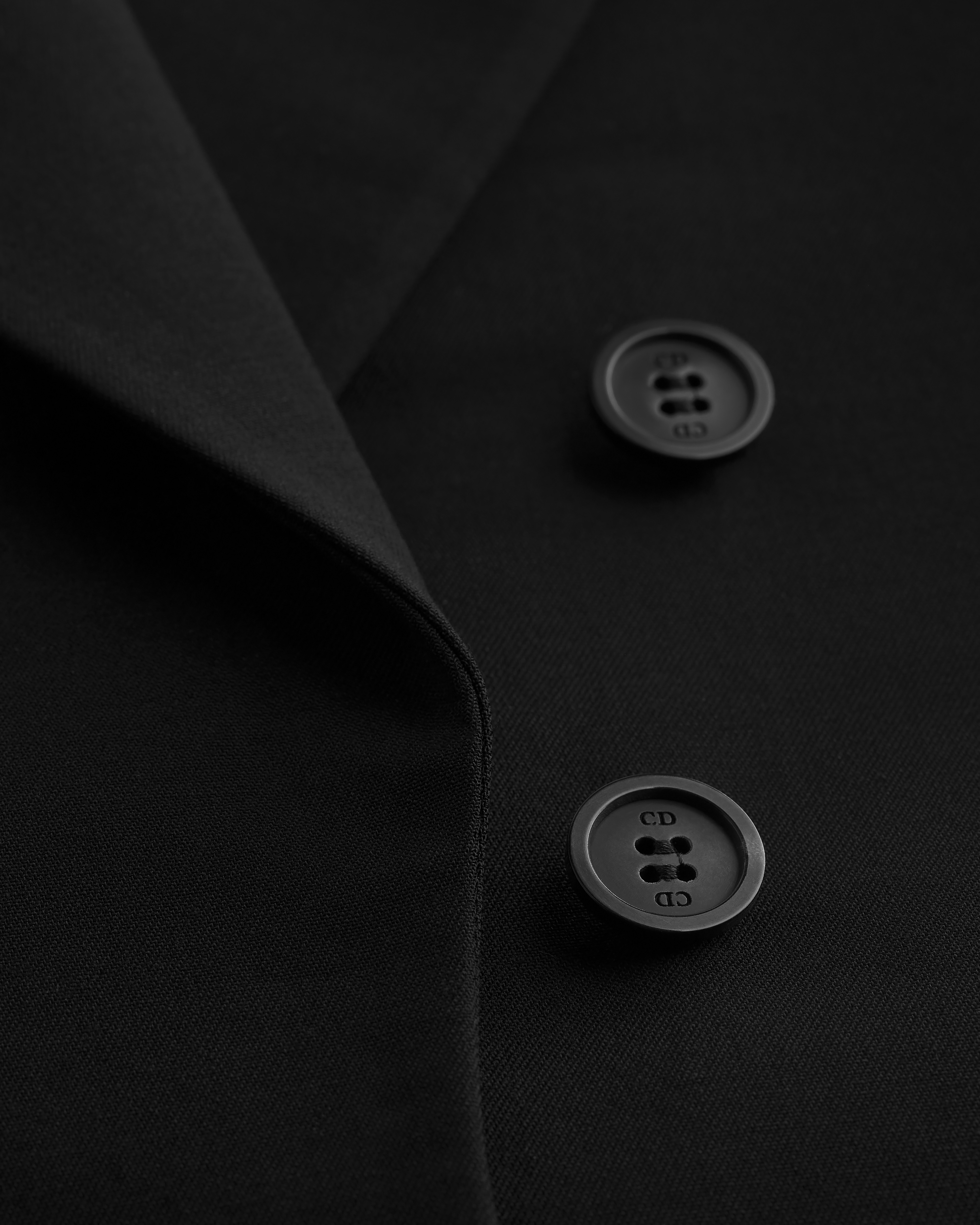 Jaqueta cropped Lã virgem preta E09