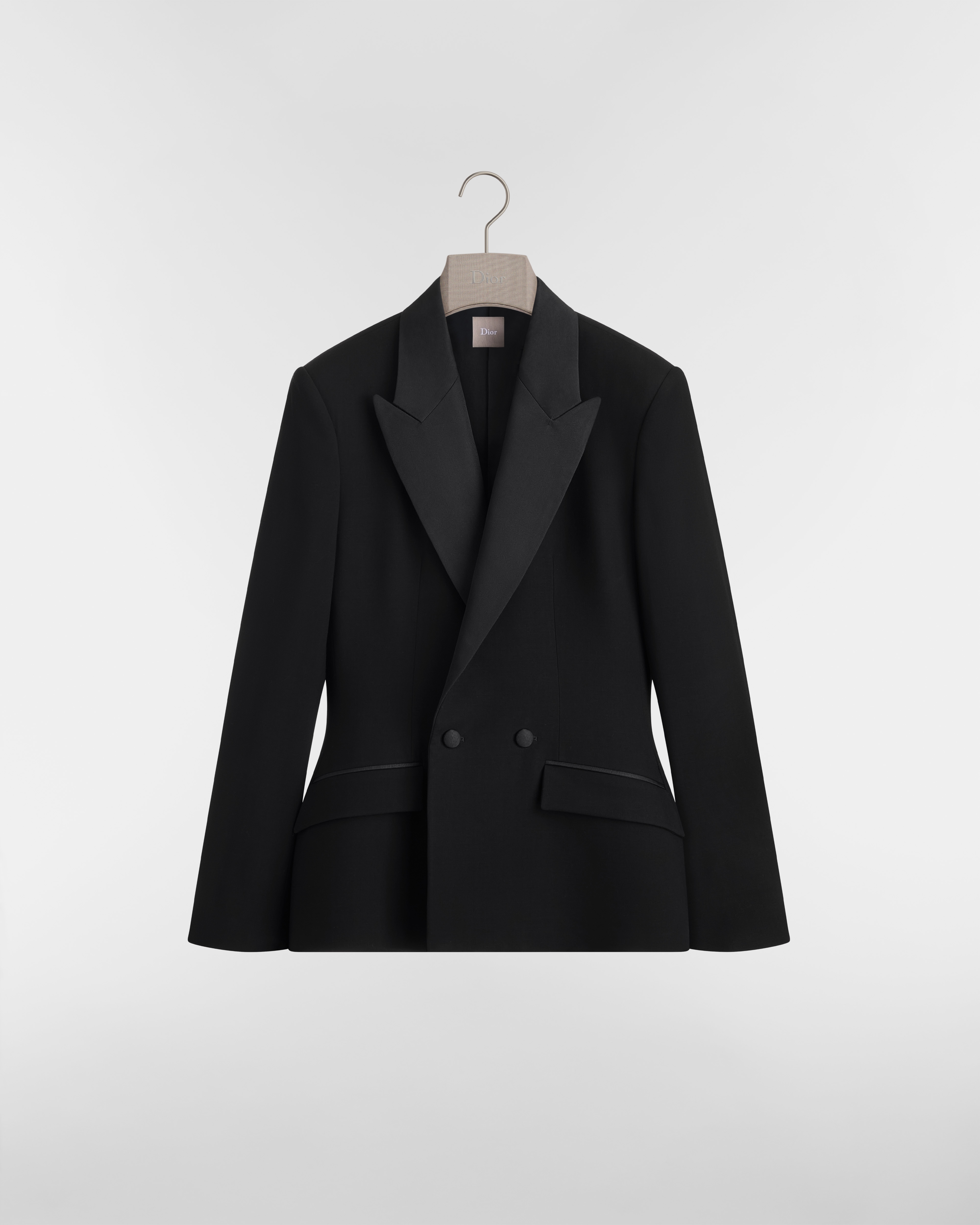 Bar Jacket Black Virgin Wool E01