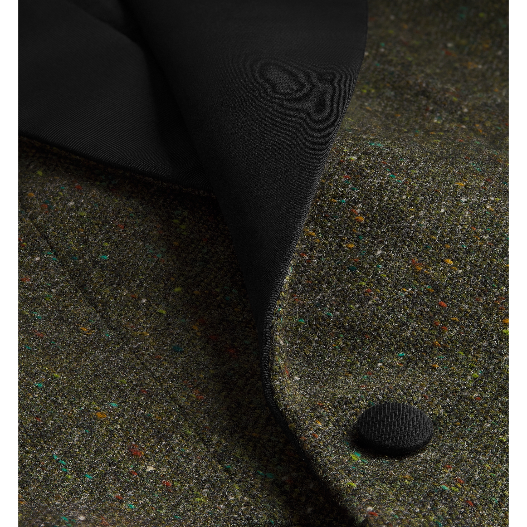 Bar Jacket Green Virgin Wool Tweed E09