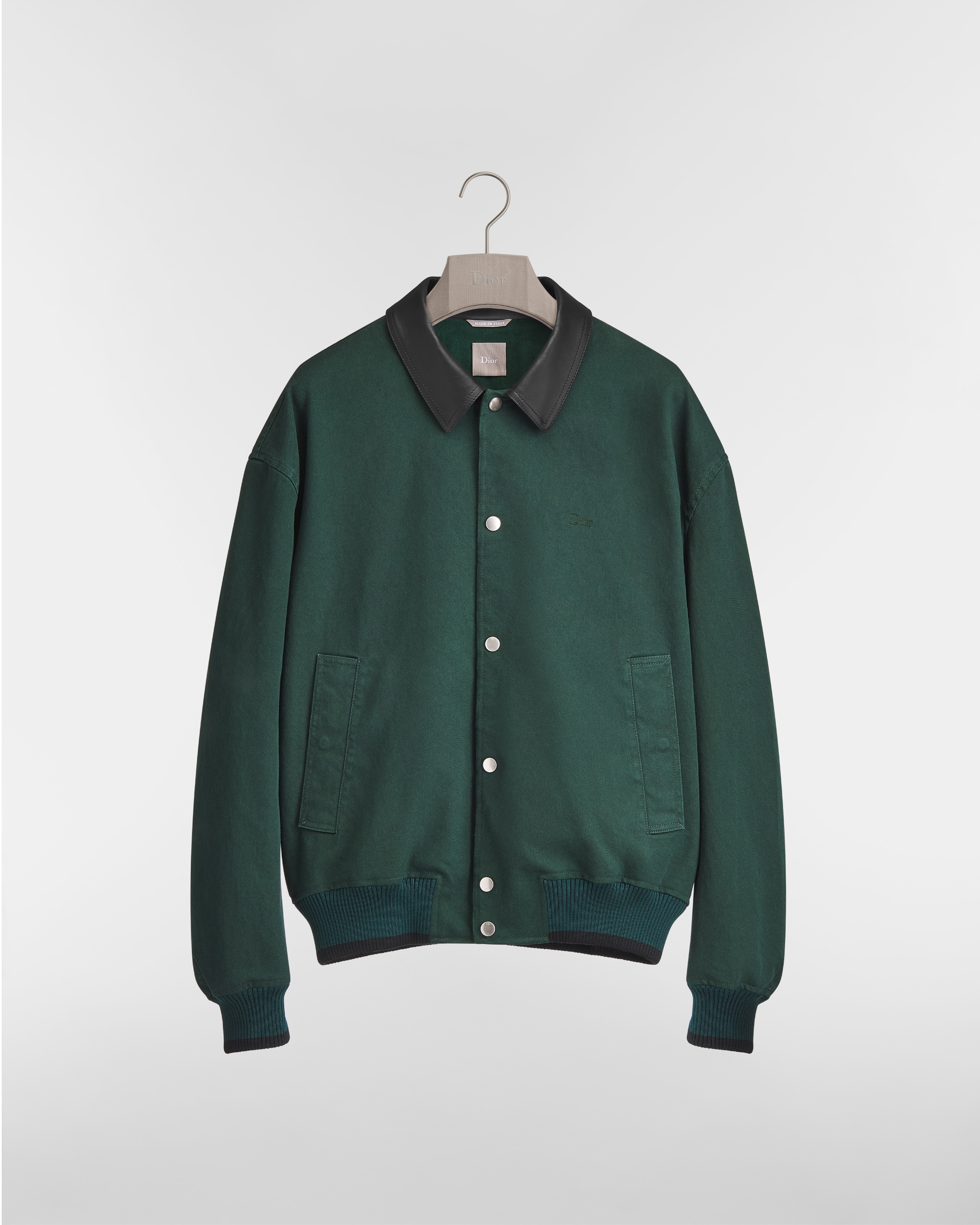 Dior Ingrid Blouson Baumwolltwill in Grün E01