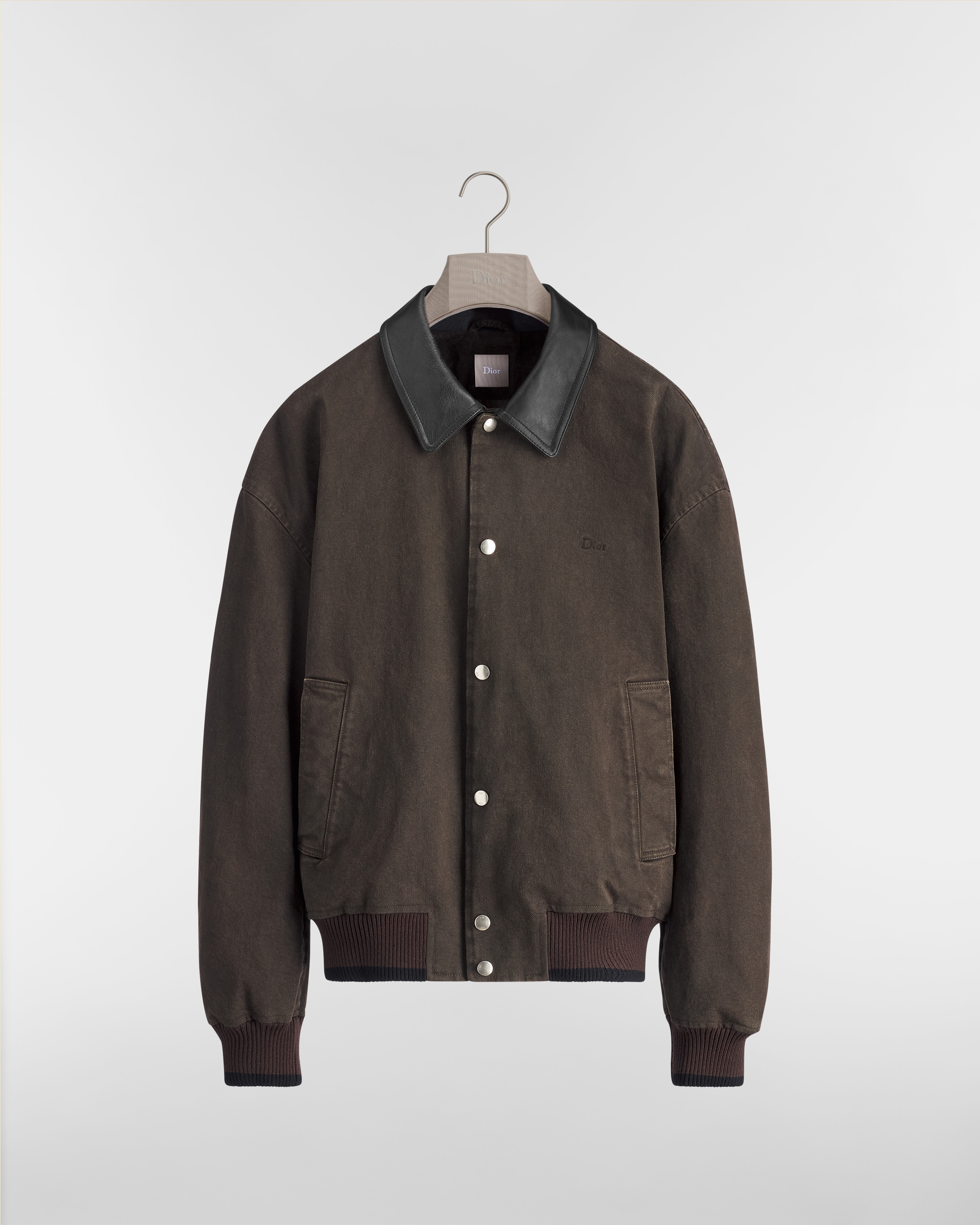 Dior Ingrid 布勞森外套 棕色棉質斜紋布 E01