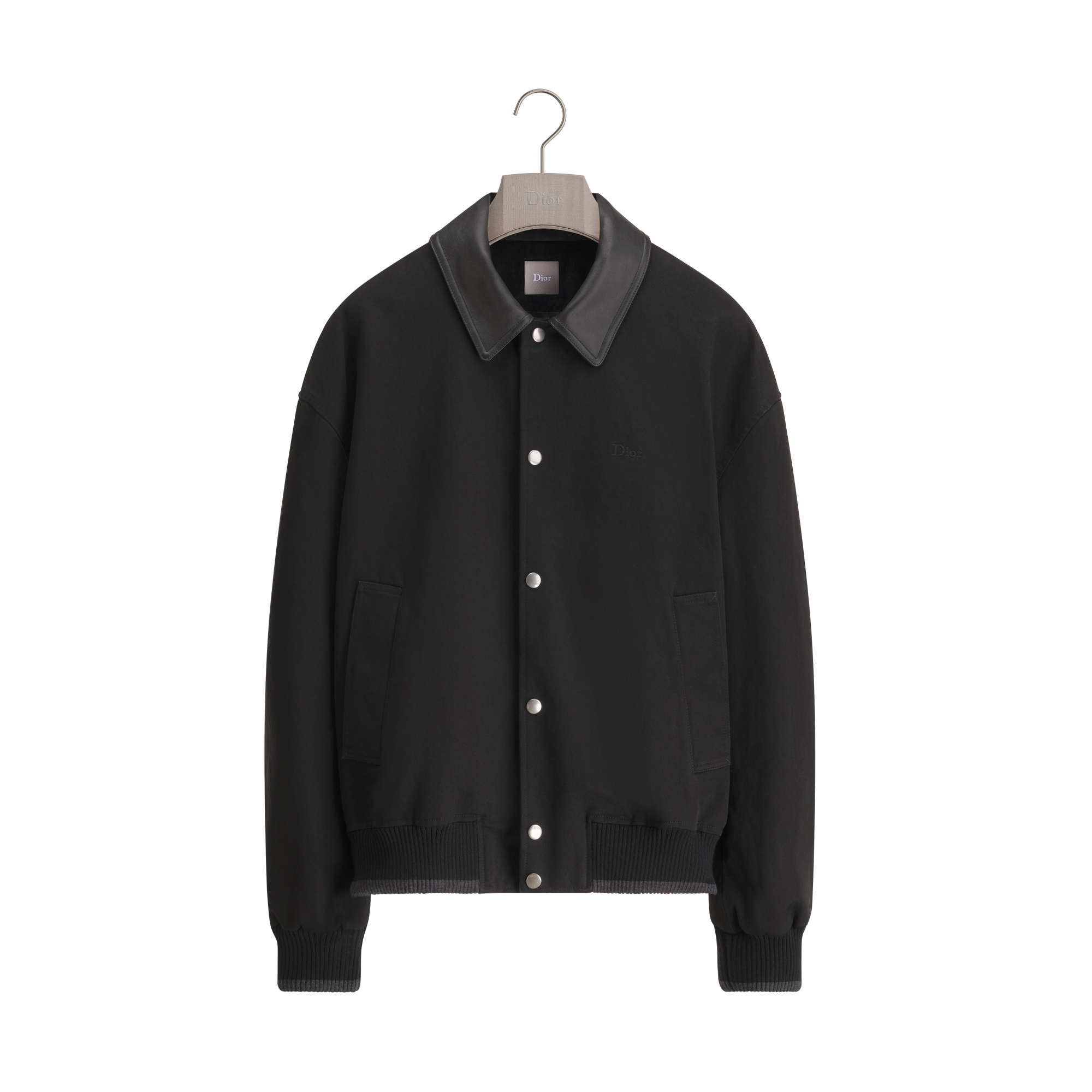 Dior Ingrid Blouson Jacket Navy Blue Cotton Twill E01