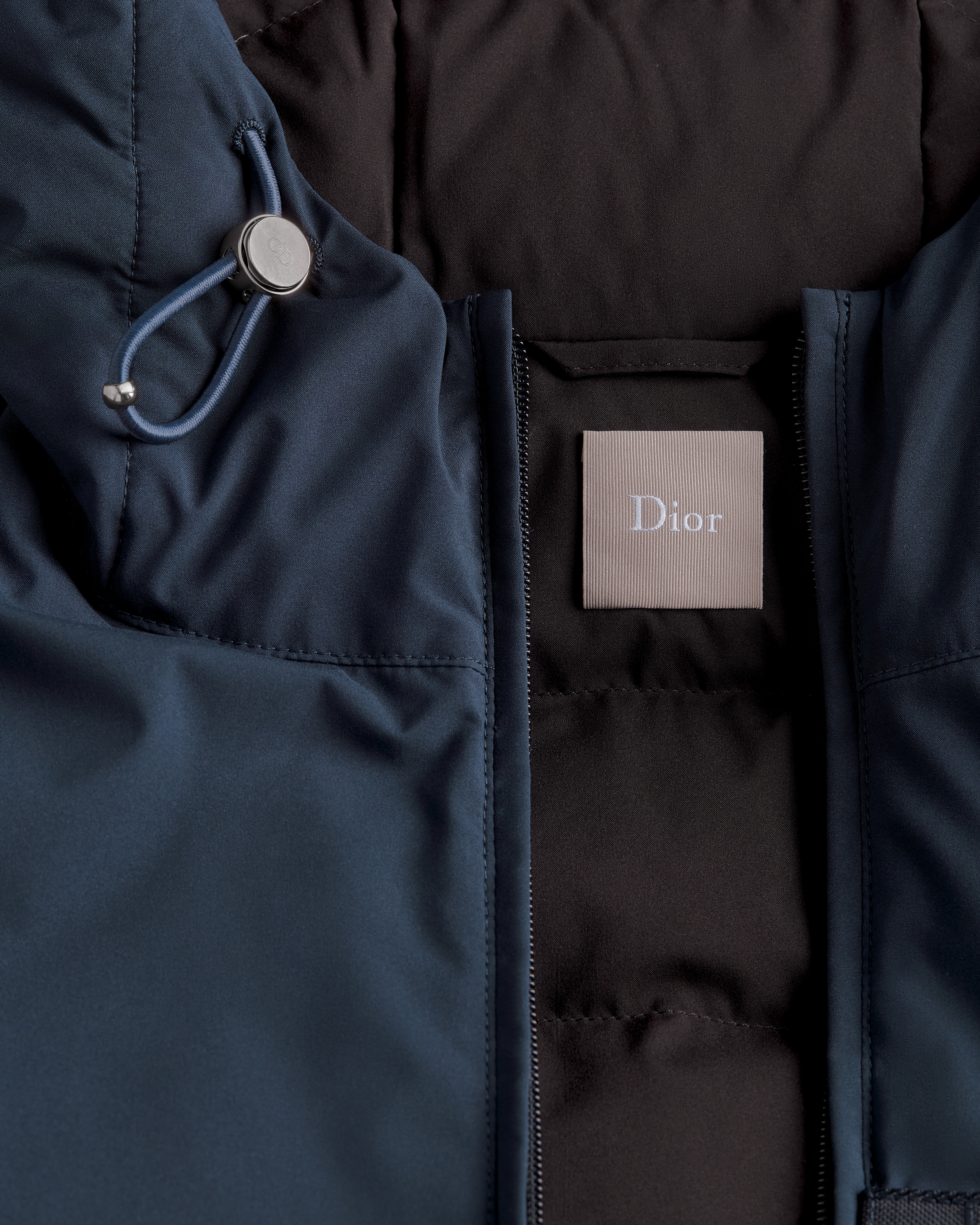 Kapuzenjacke Funktionsstoff in Blau E10