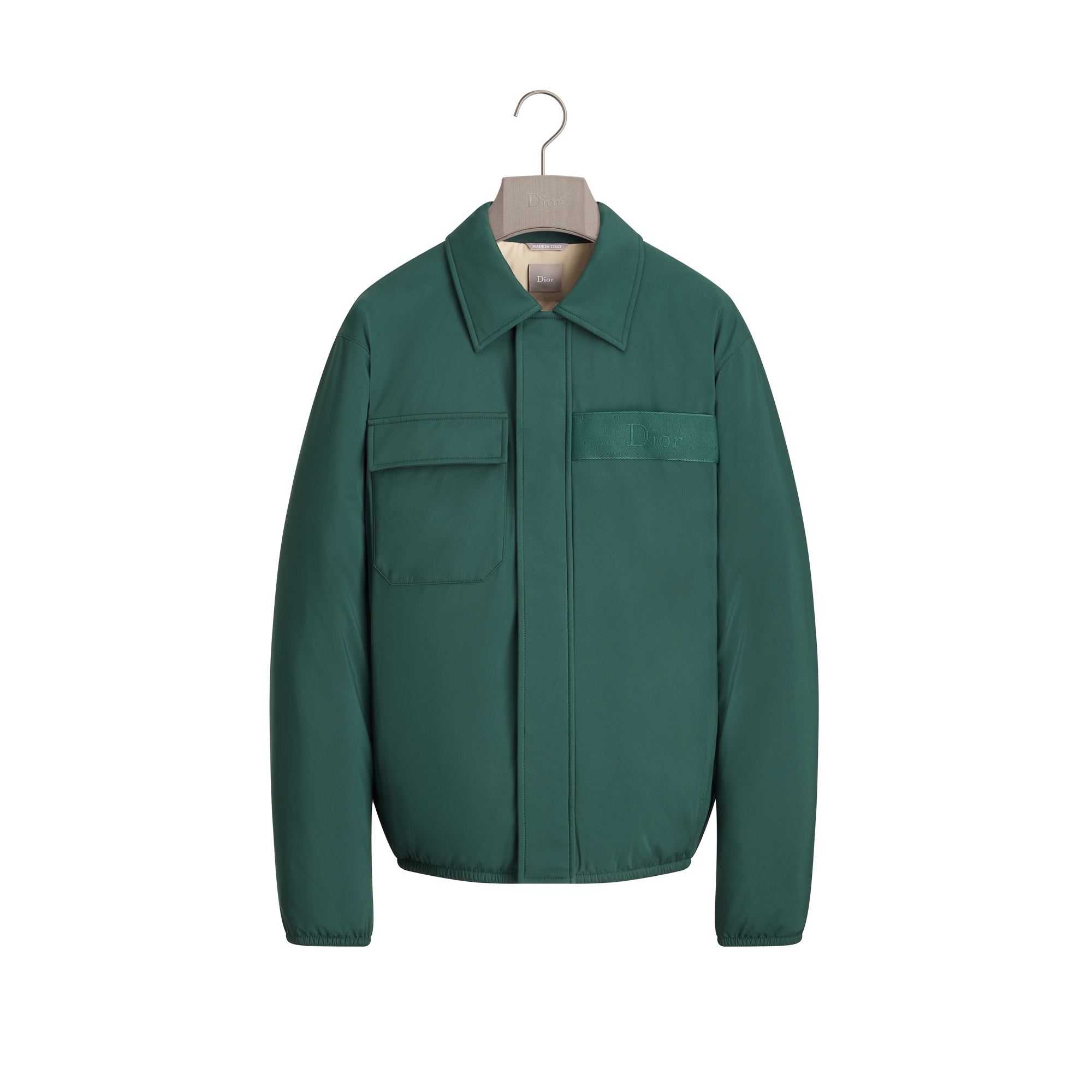 Down Jacket Green Technical Fabric E01