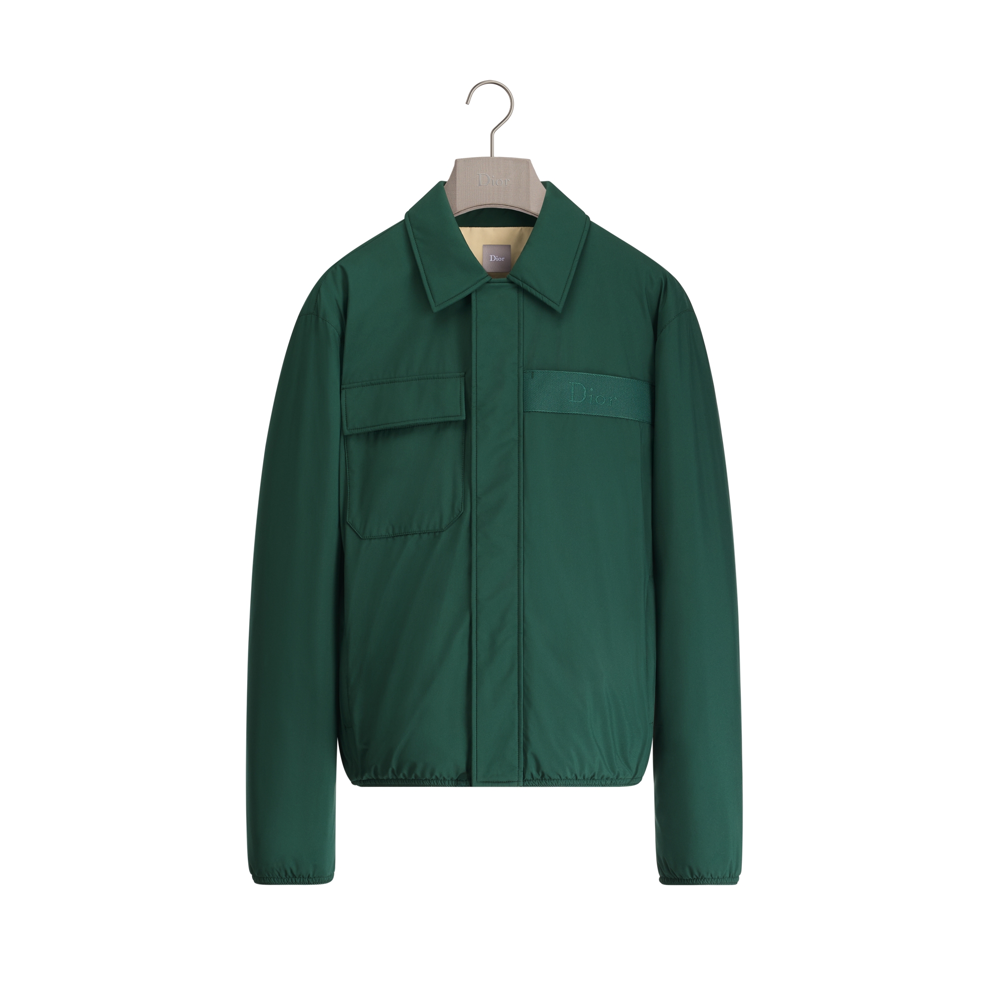  Deep Green Water-Repellent Technical Fabric