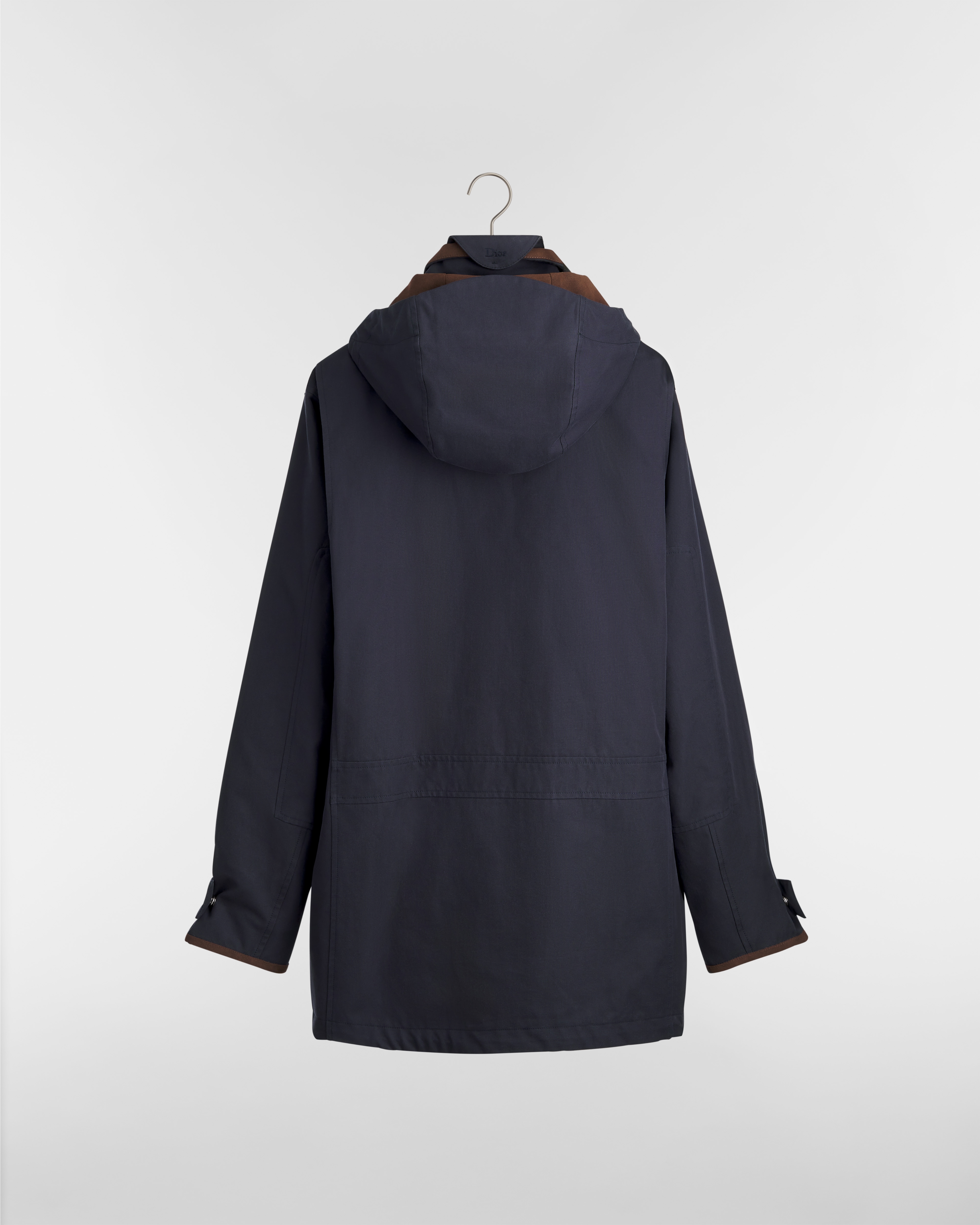 夾克大褸 藍色棉質斜紋布 E08