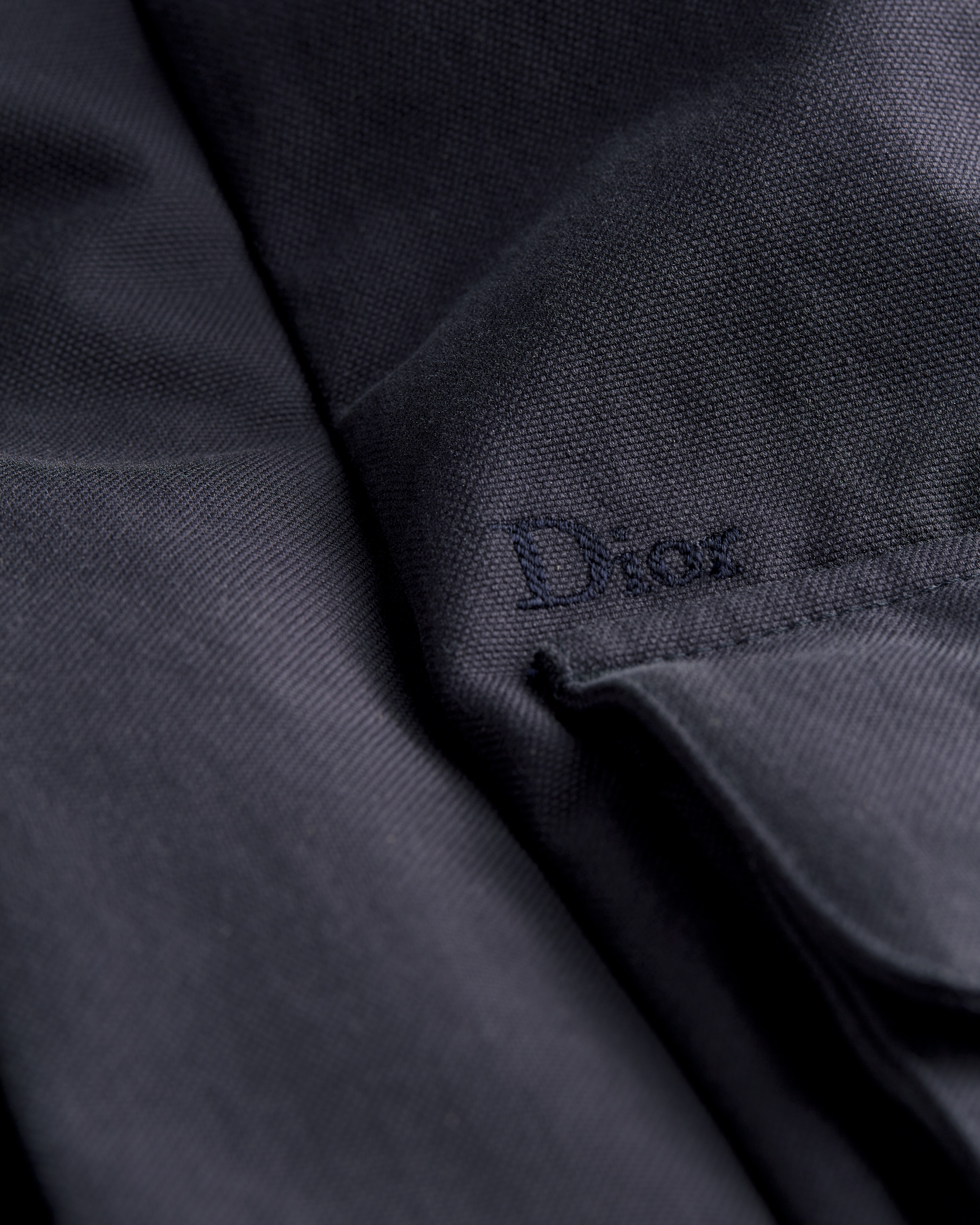 夾克大褸 藍色棉質斜紋布 E09