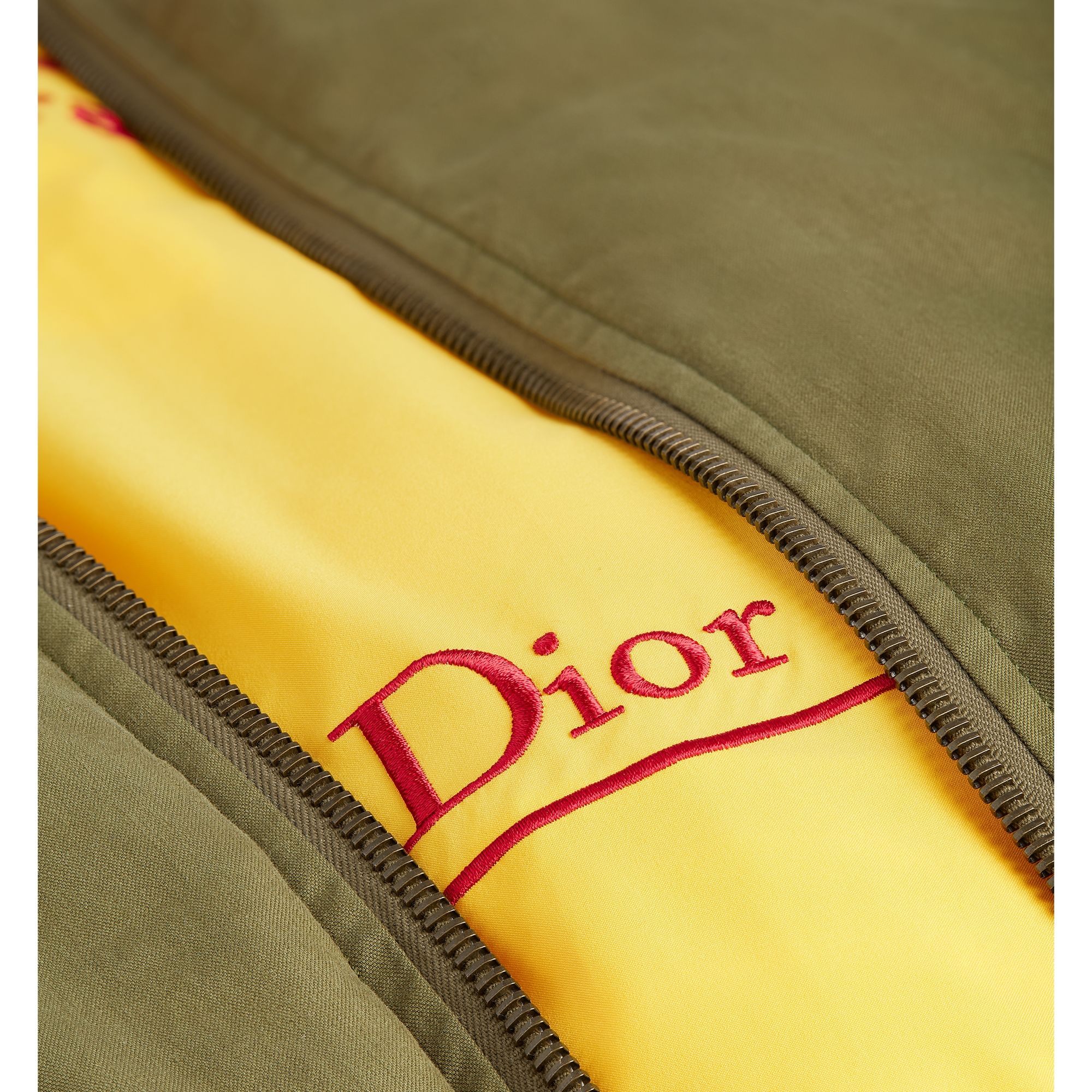 Book Cover Reversible Bomber Jacket Green Cotton Blend E12