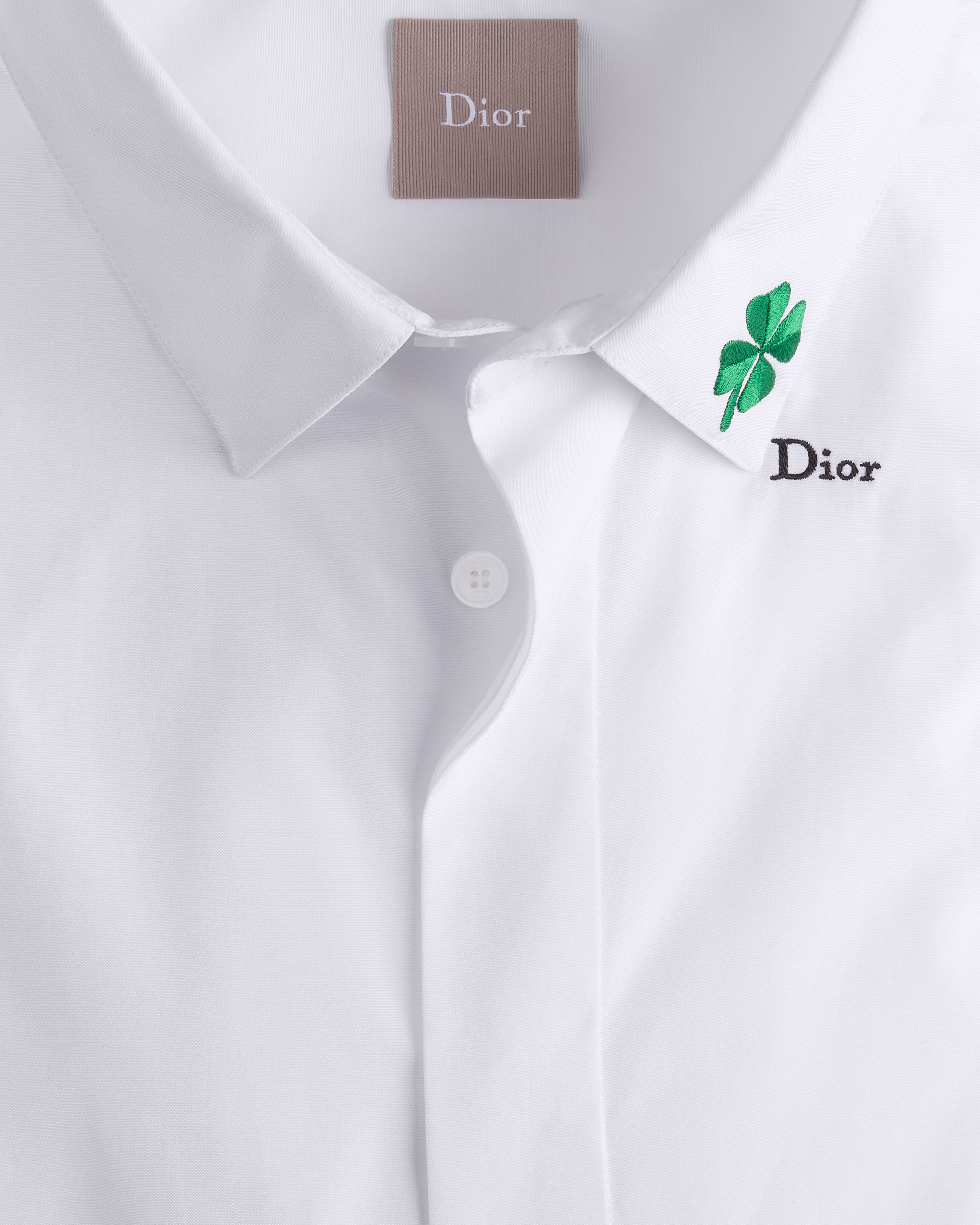 Dior Clover シャツ コットンポプリン E09