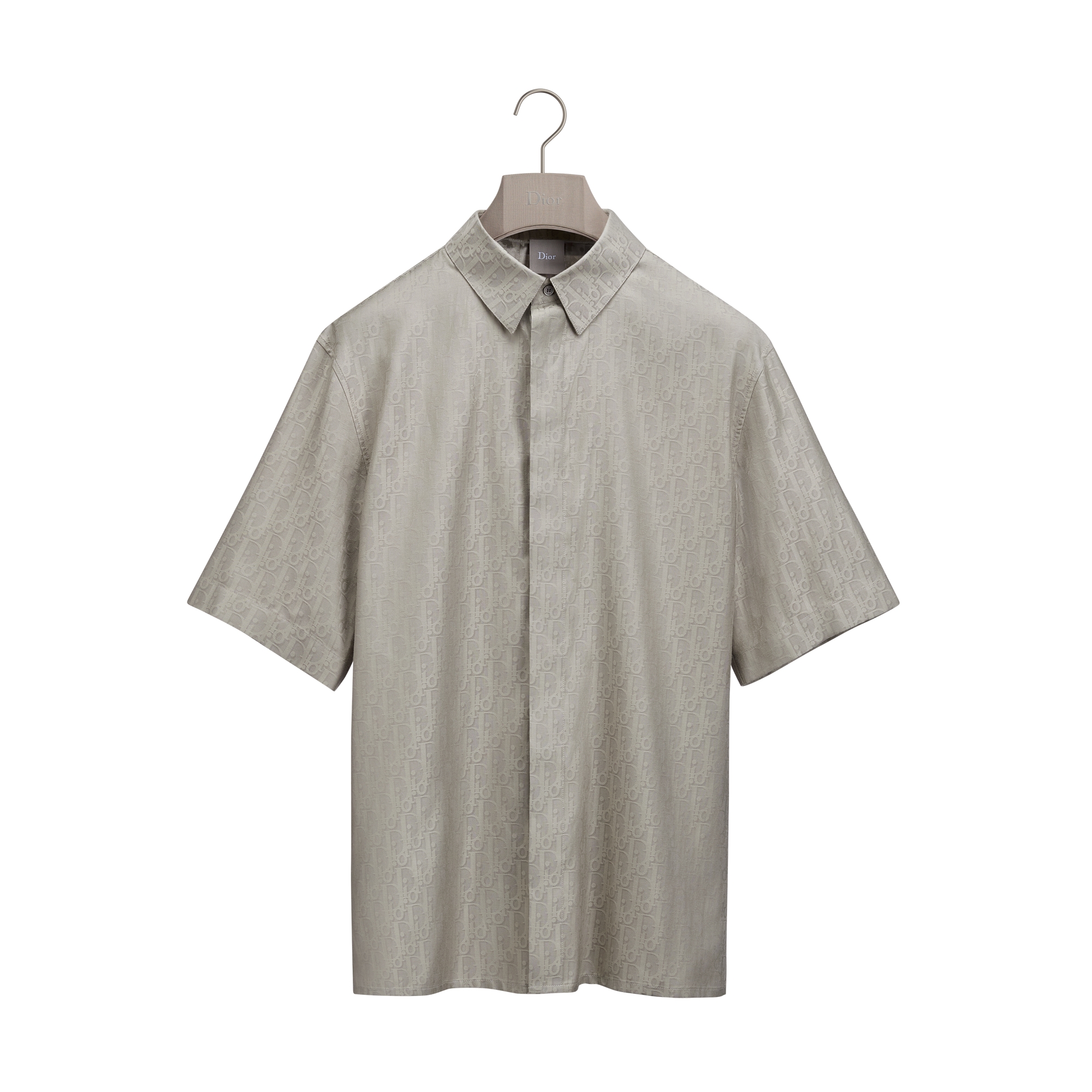  Jacquard di cotone e seta grigio