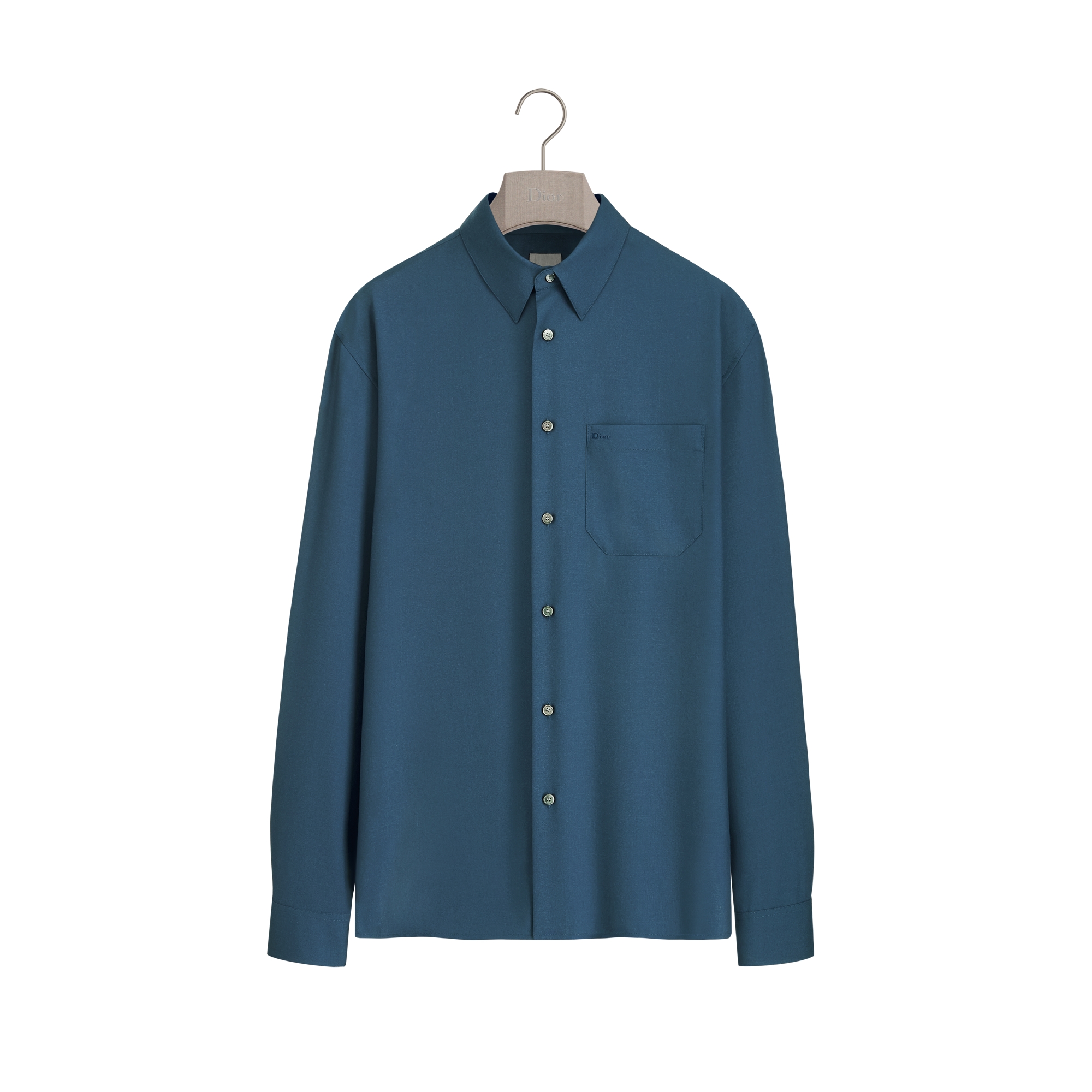  Kaschmir- und Seidentwill in Blau