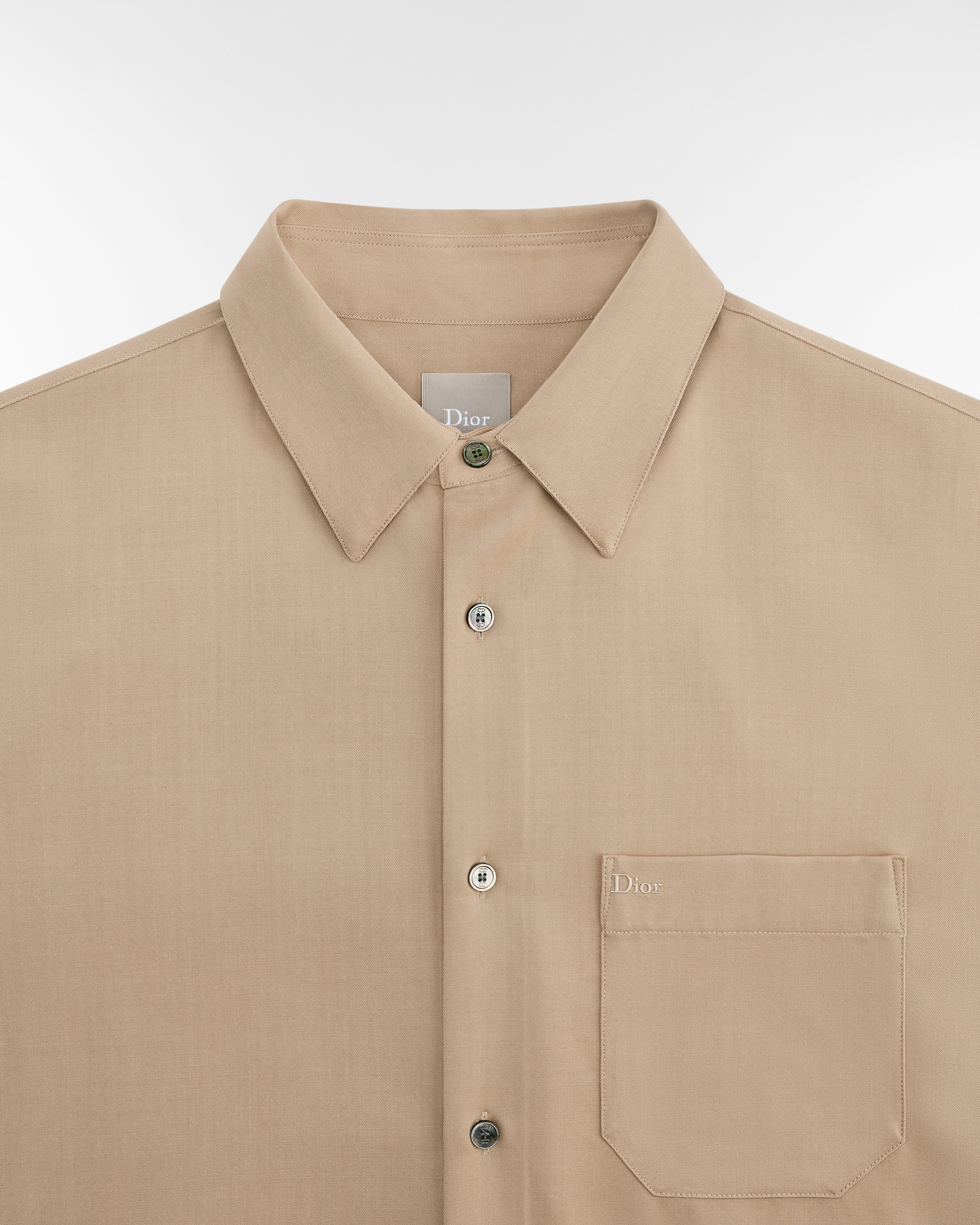 Shirt with Dior Embroidery