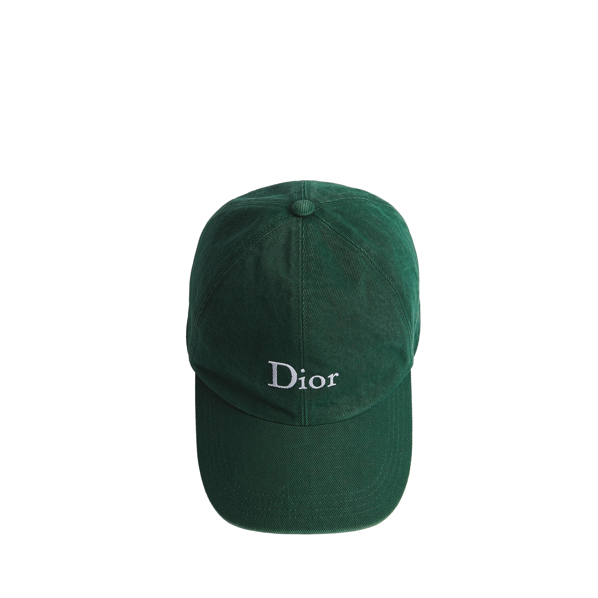 Dior Cap Green Stonewashed Cotton E06