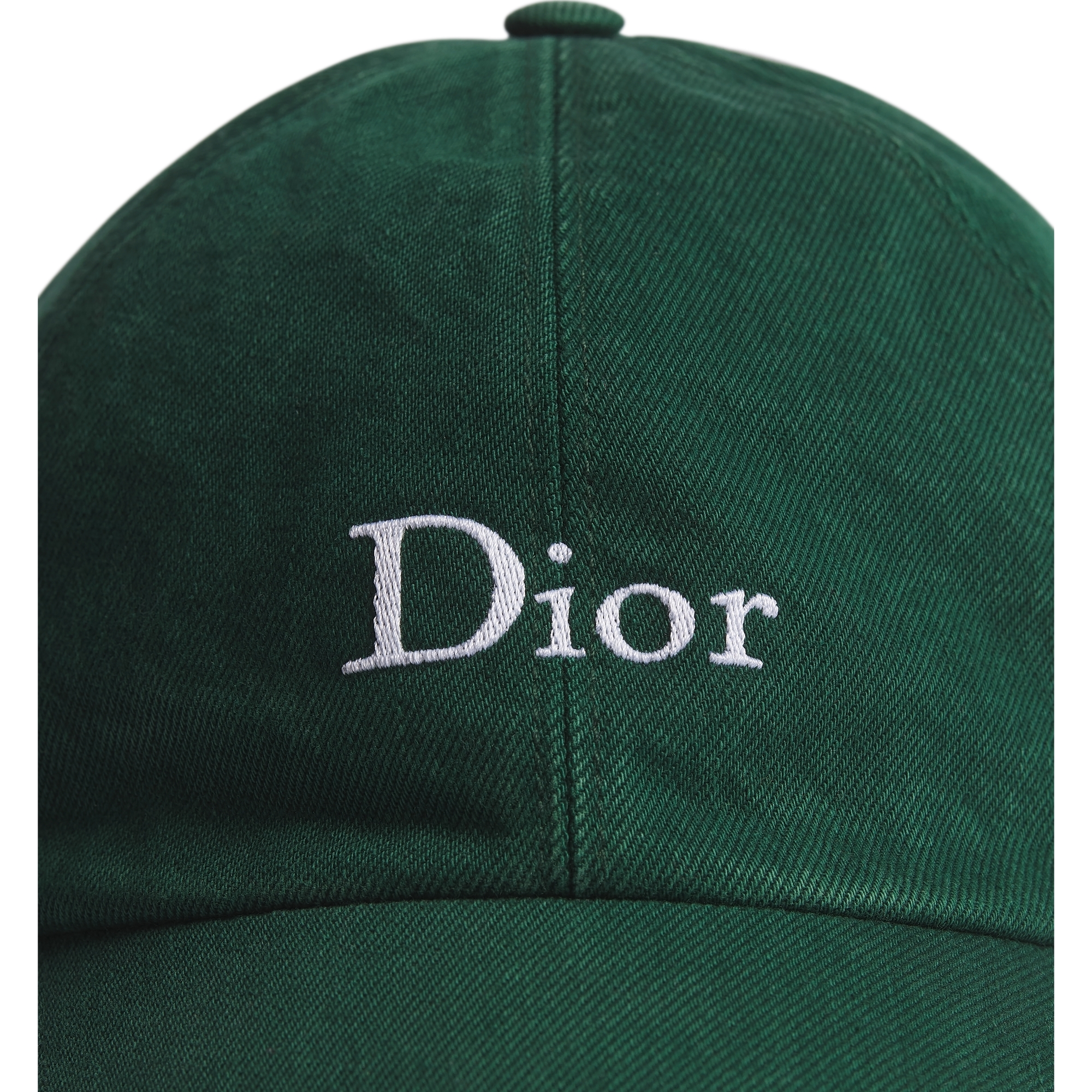 Dior Cap Green Stonewashed Cotton E09