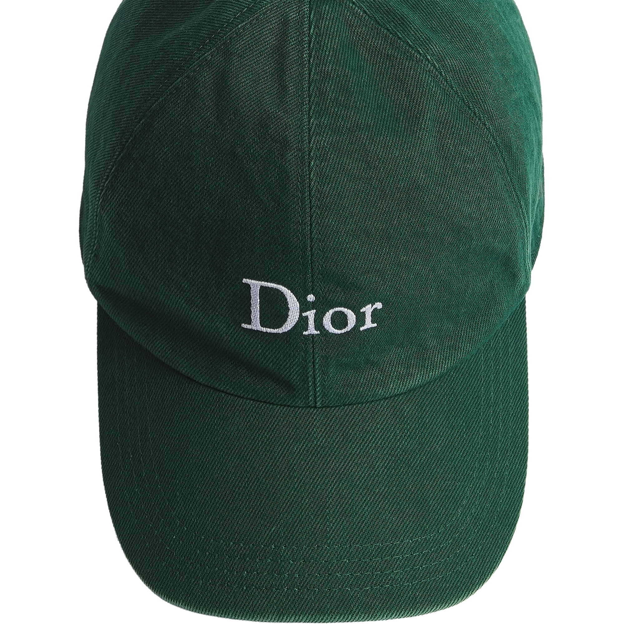 Dior Cap Green Stonewashed Cotton E10