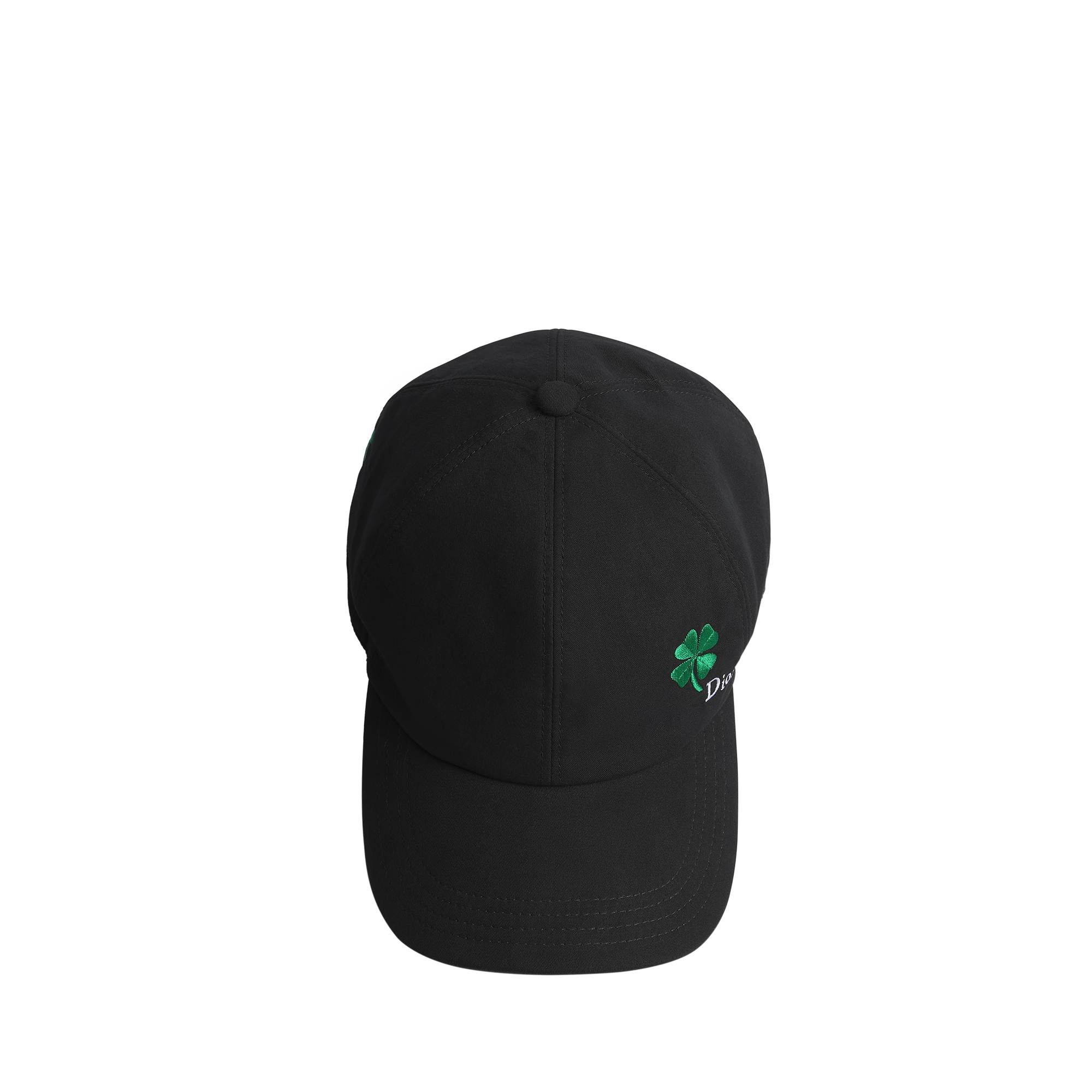 Dior Clover Cap Black Cotton Canvas E06