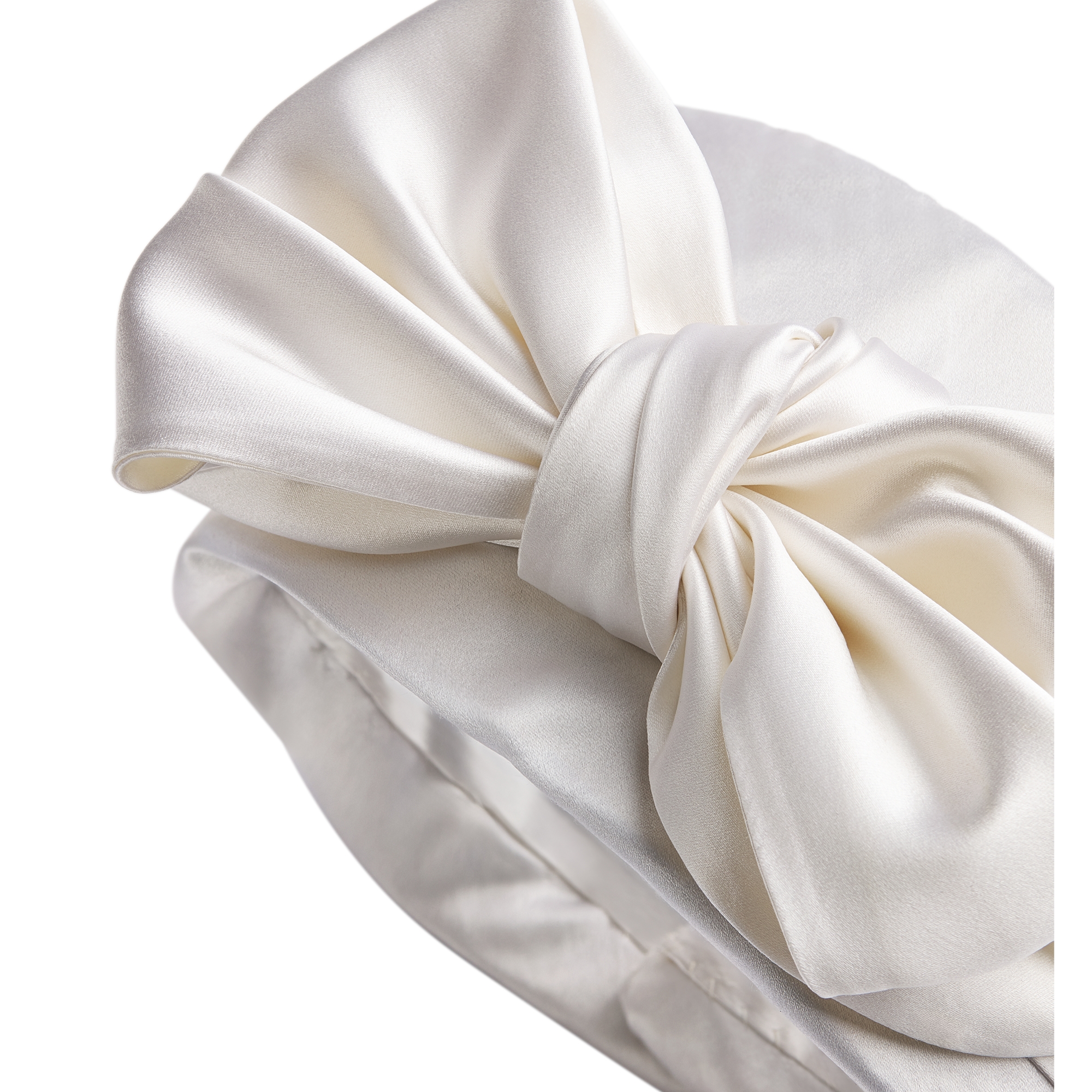 Neckband White Duchesse Satin E09