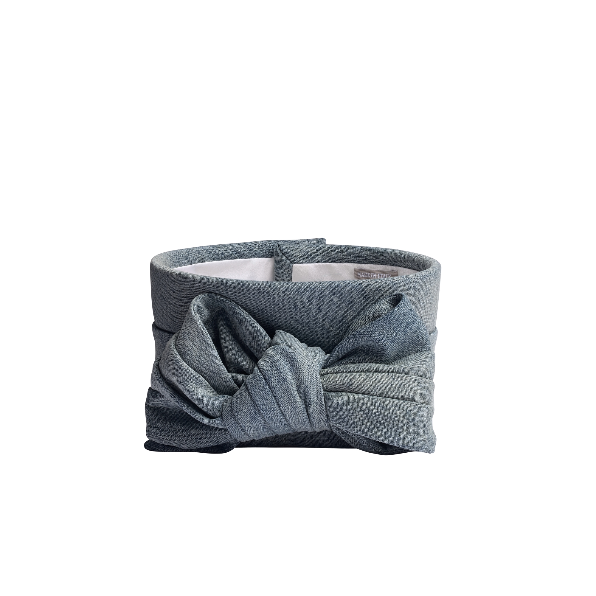 Neckband Blue Stonewashed Cotton Denim E01