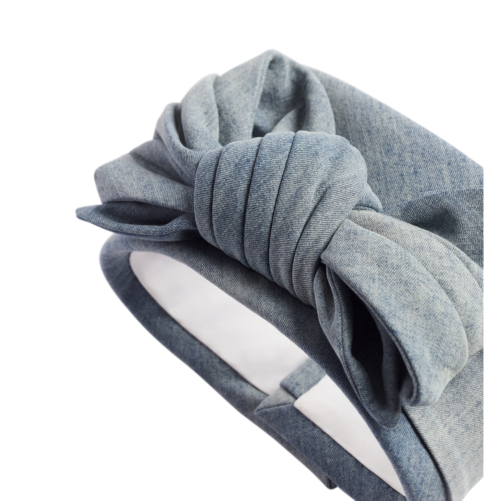 Neckband Blue Stonewashed Cotton Denim E09