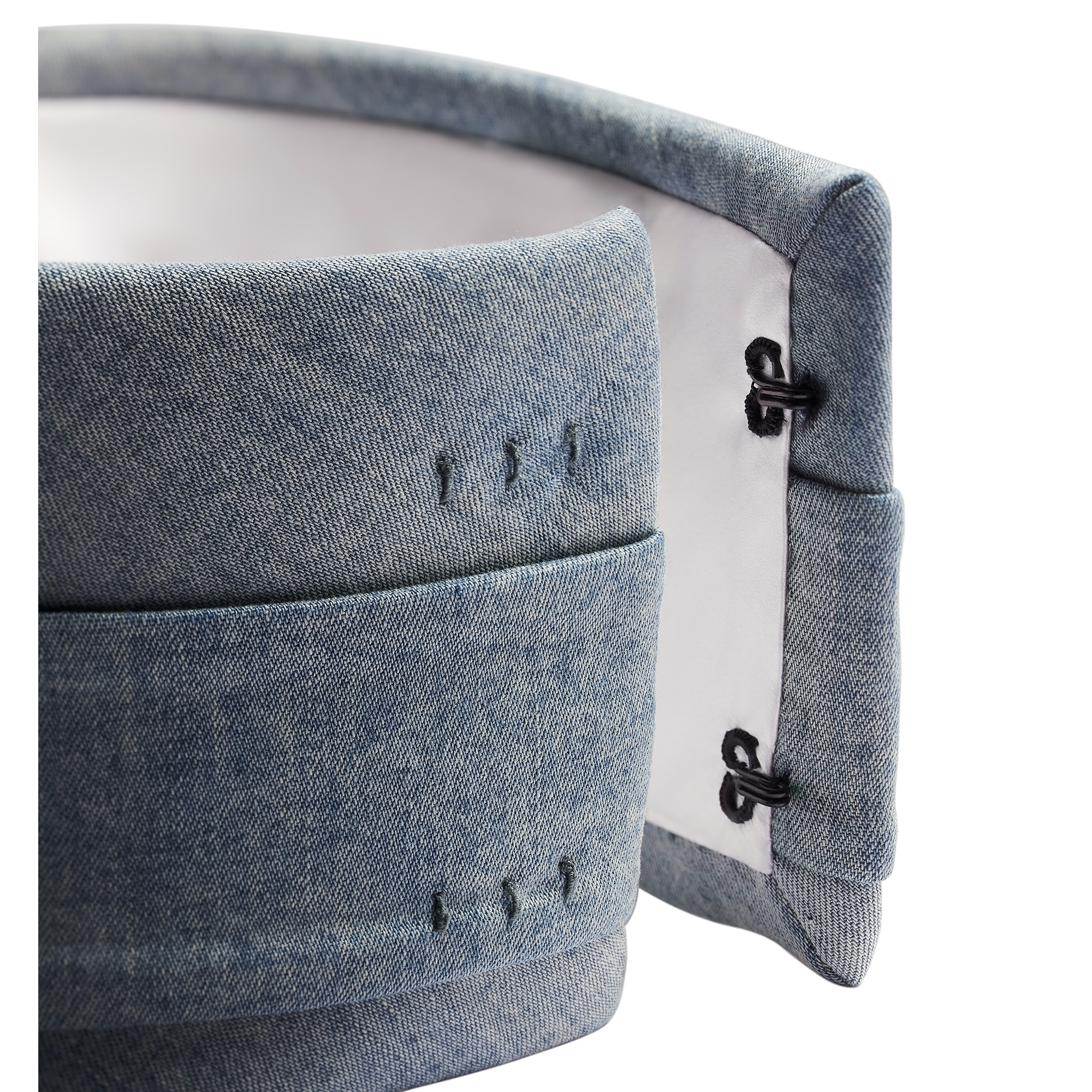 Neckband Blue Stonewashed Cotton Denim E10