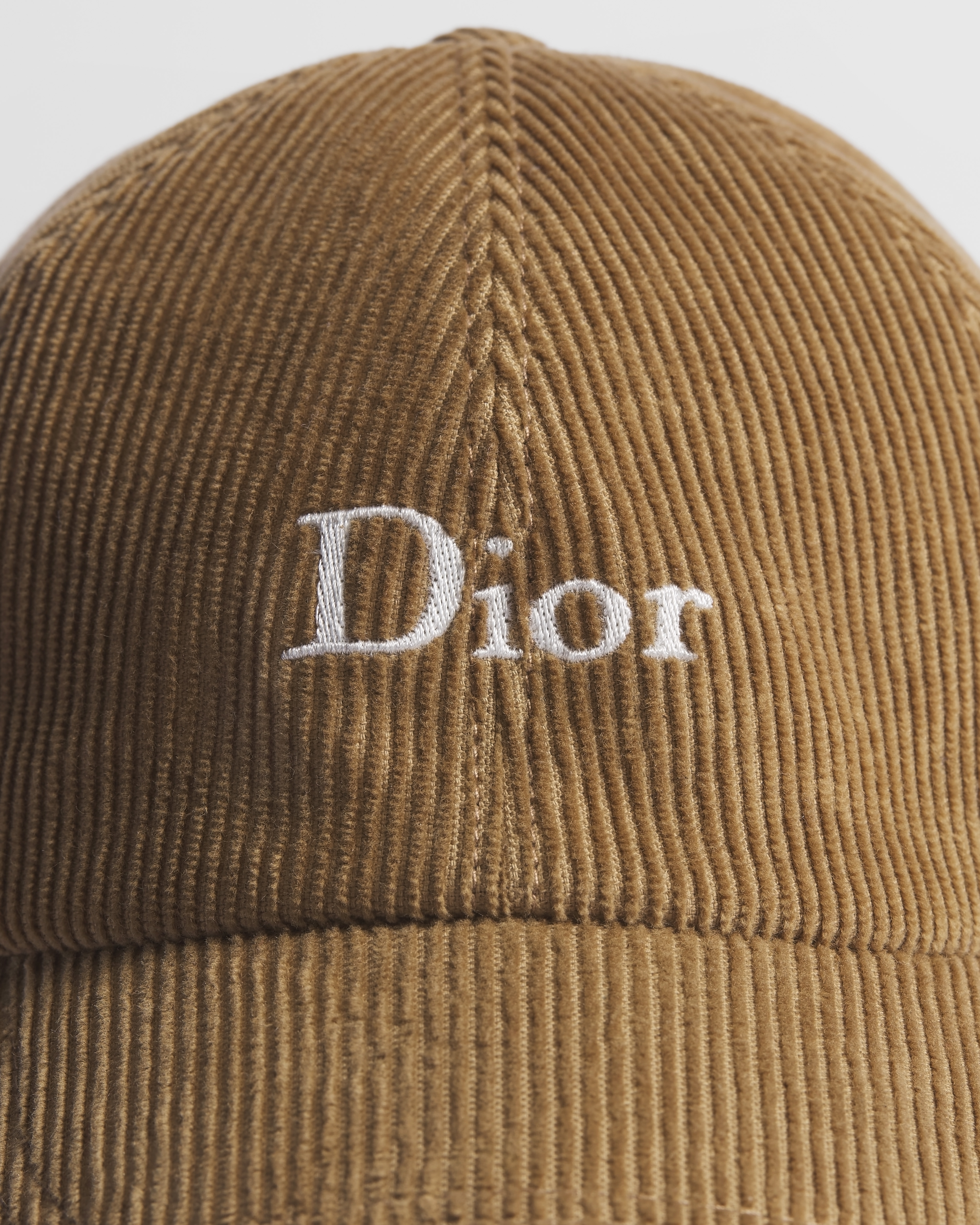 Dior Cap Brown Corduroy E09