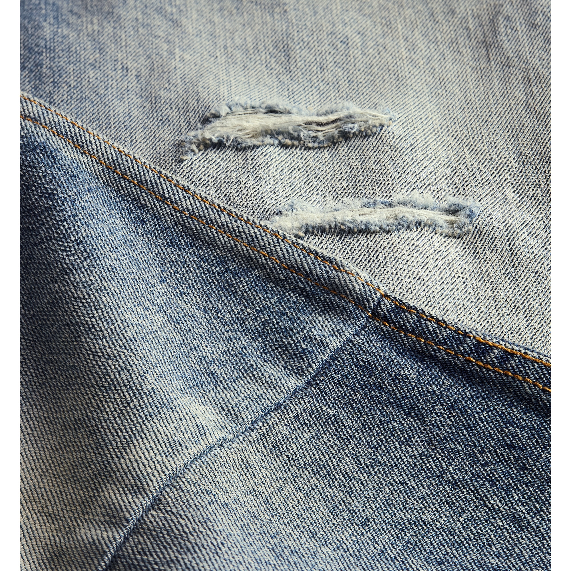 Regular Jeans Blue Cotton Twill E09