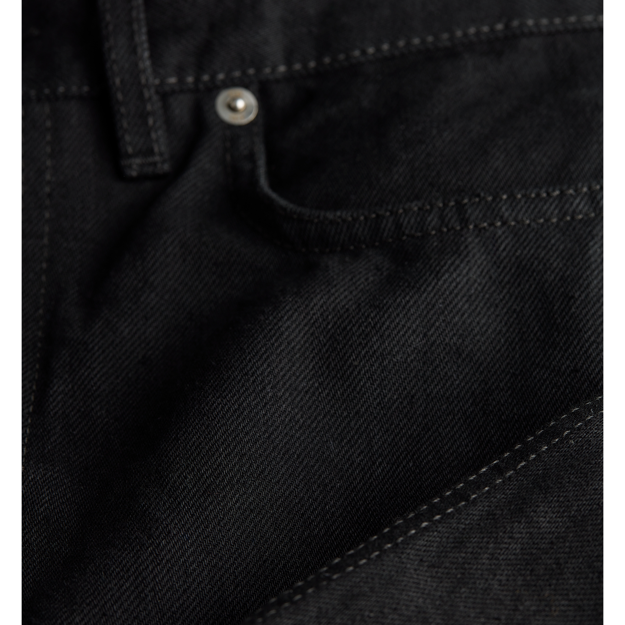 Bootcut Jeans Black Cotton Twill E11