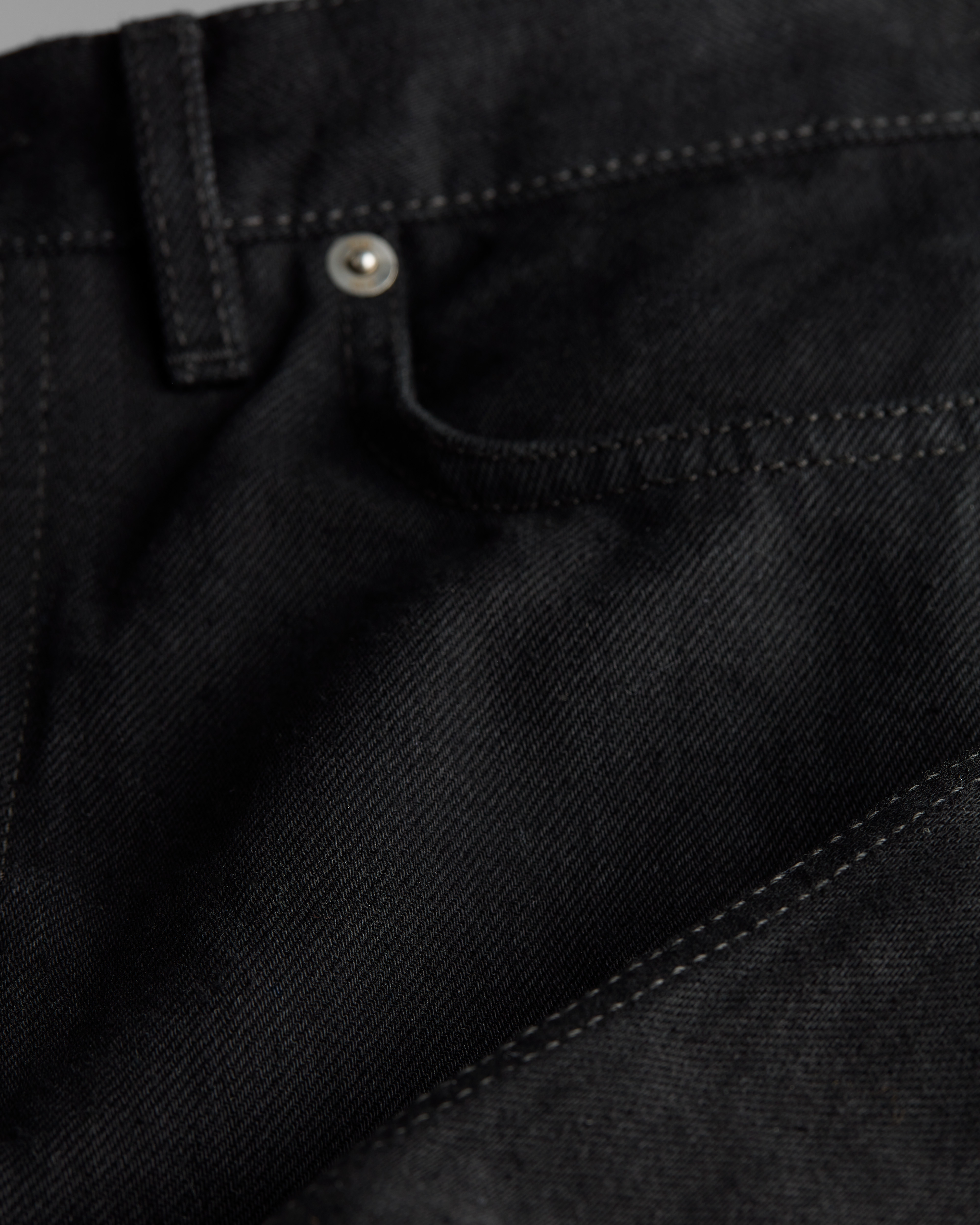 Jeans bootcut Twill de algodão preto E11