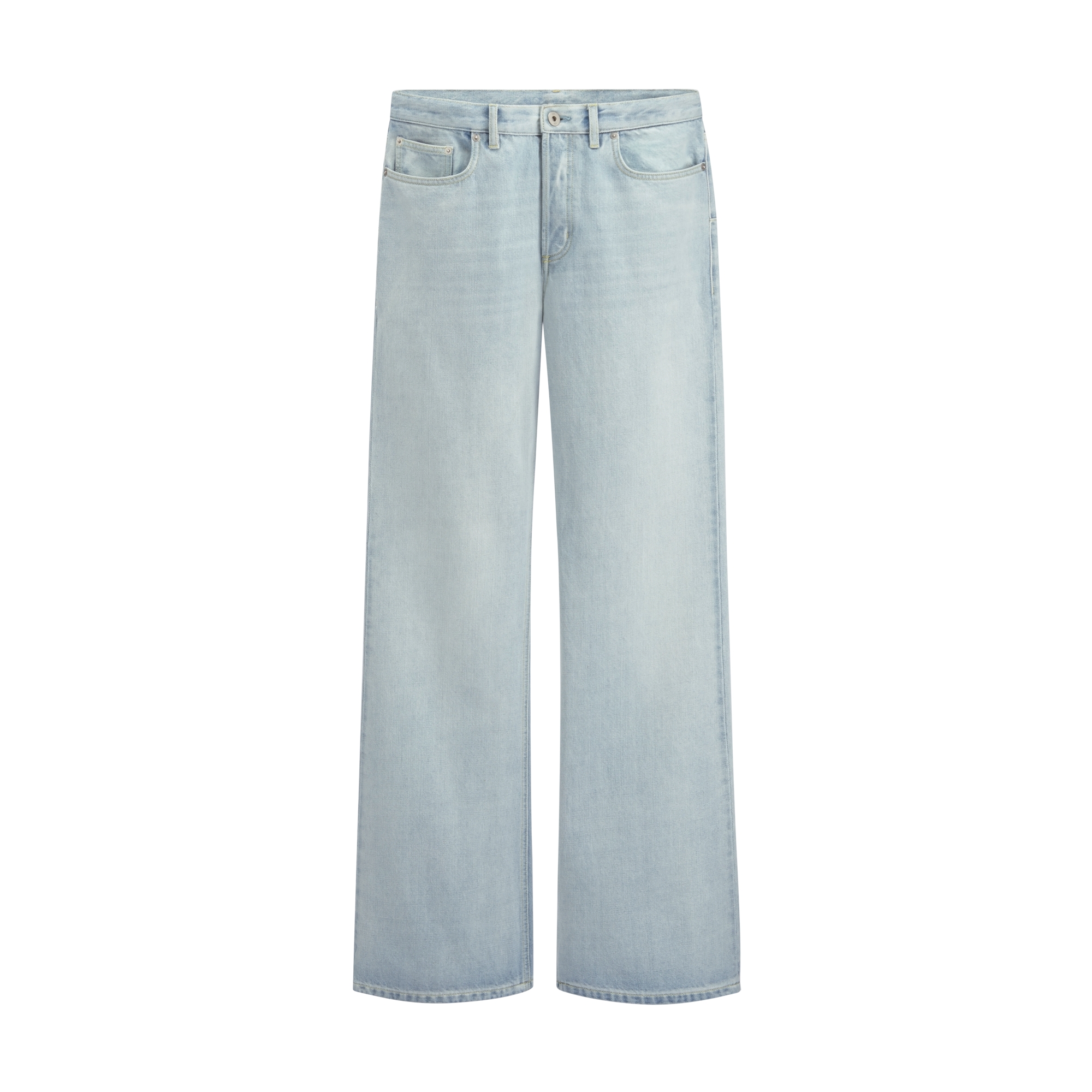 Dior ディオール Bootcut Jeans Light Blue Cotton Twill | DIOR
