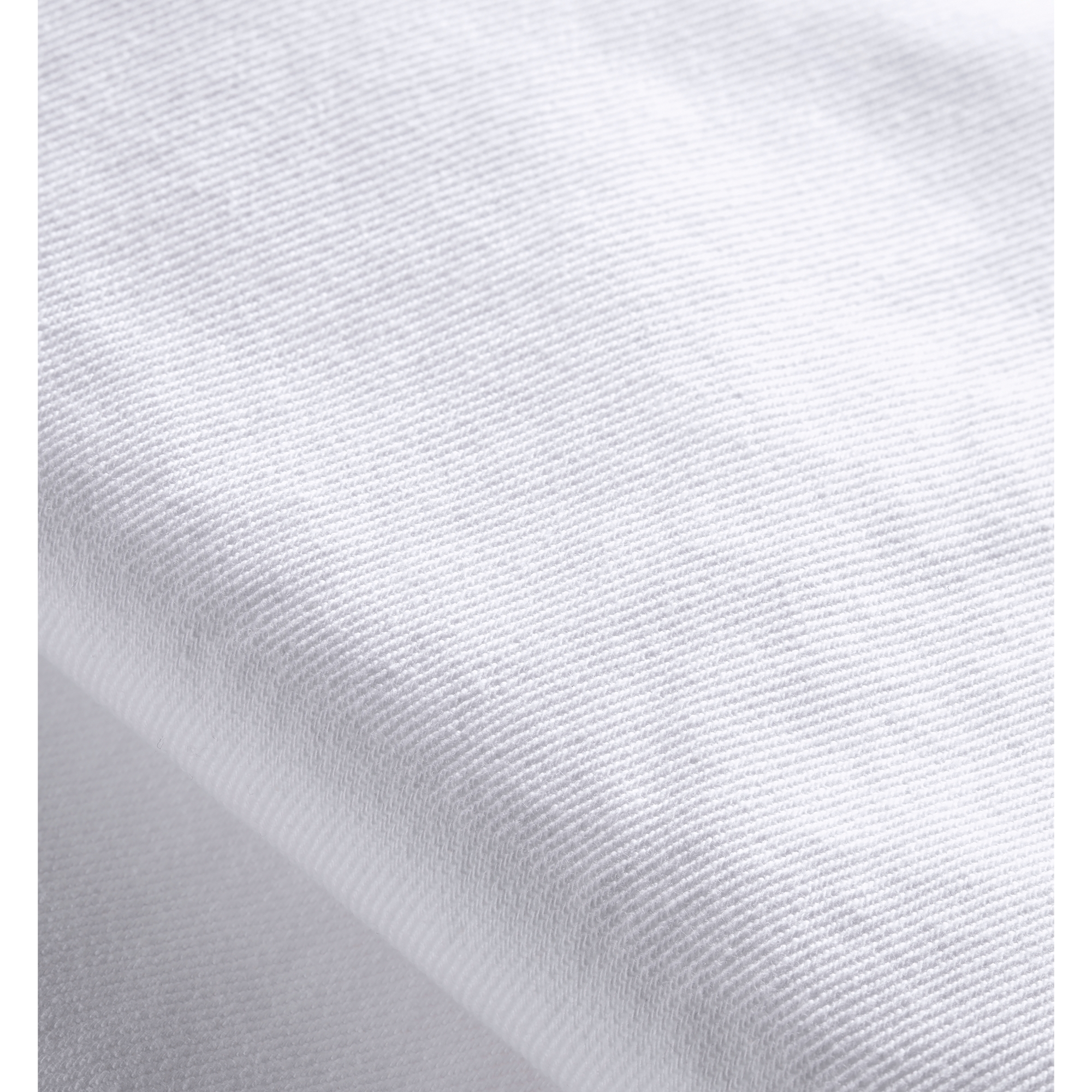 Bootcut Jeans White Cotton Twill E09