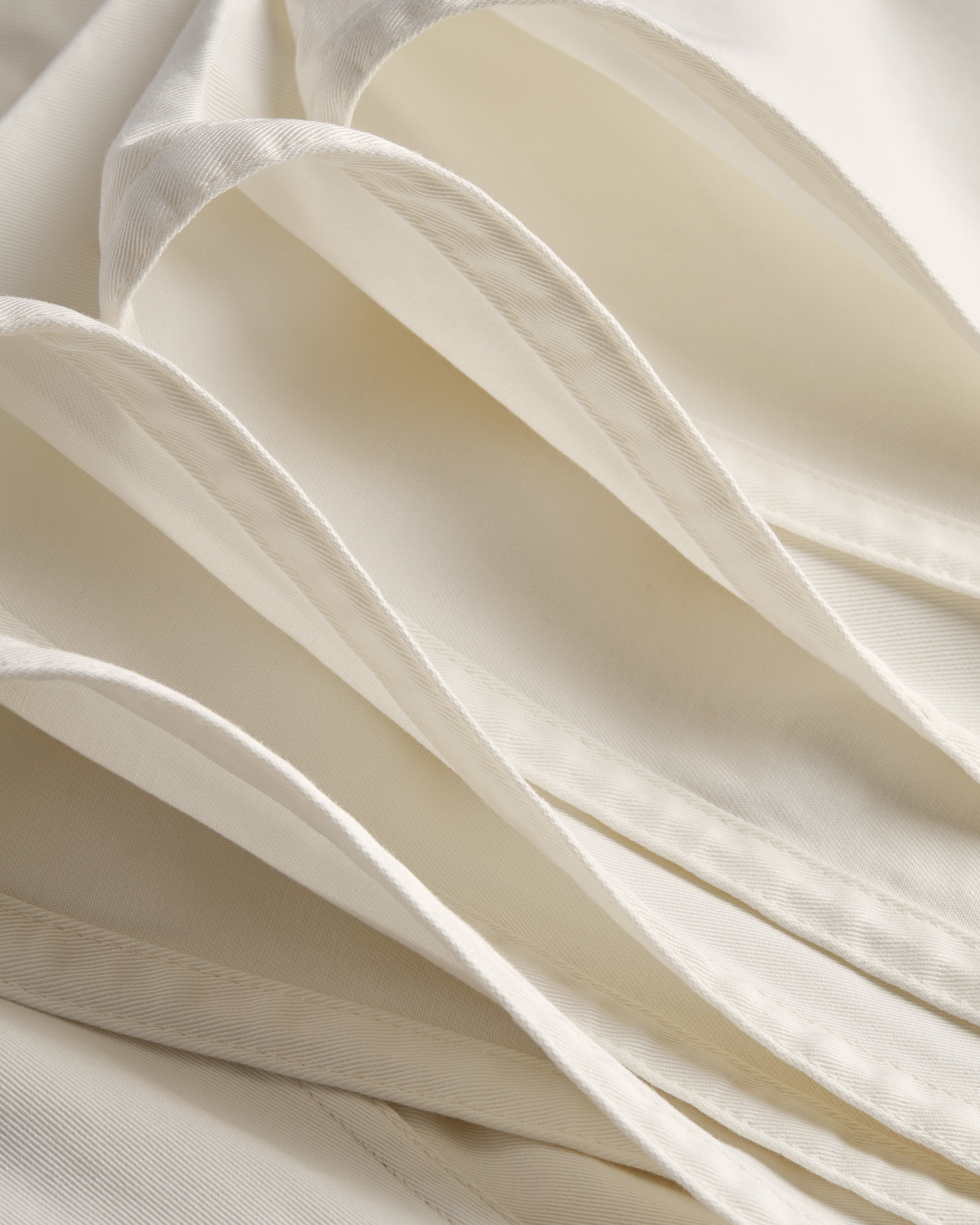 Bermuda Delft Sergé de coton blanc E09