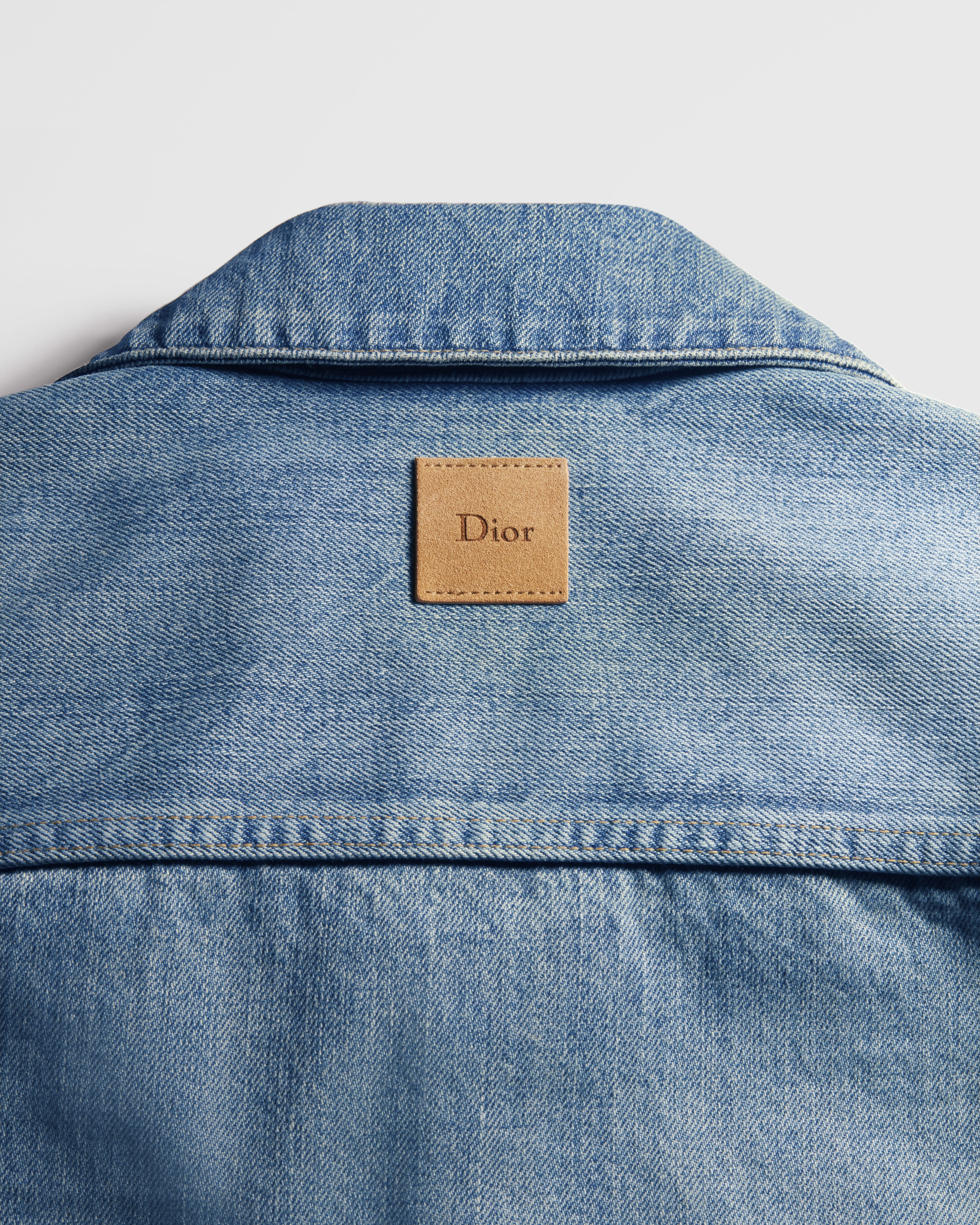 Overshirt with Patchwork Effect