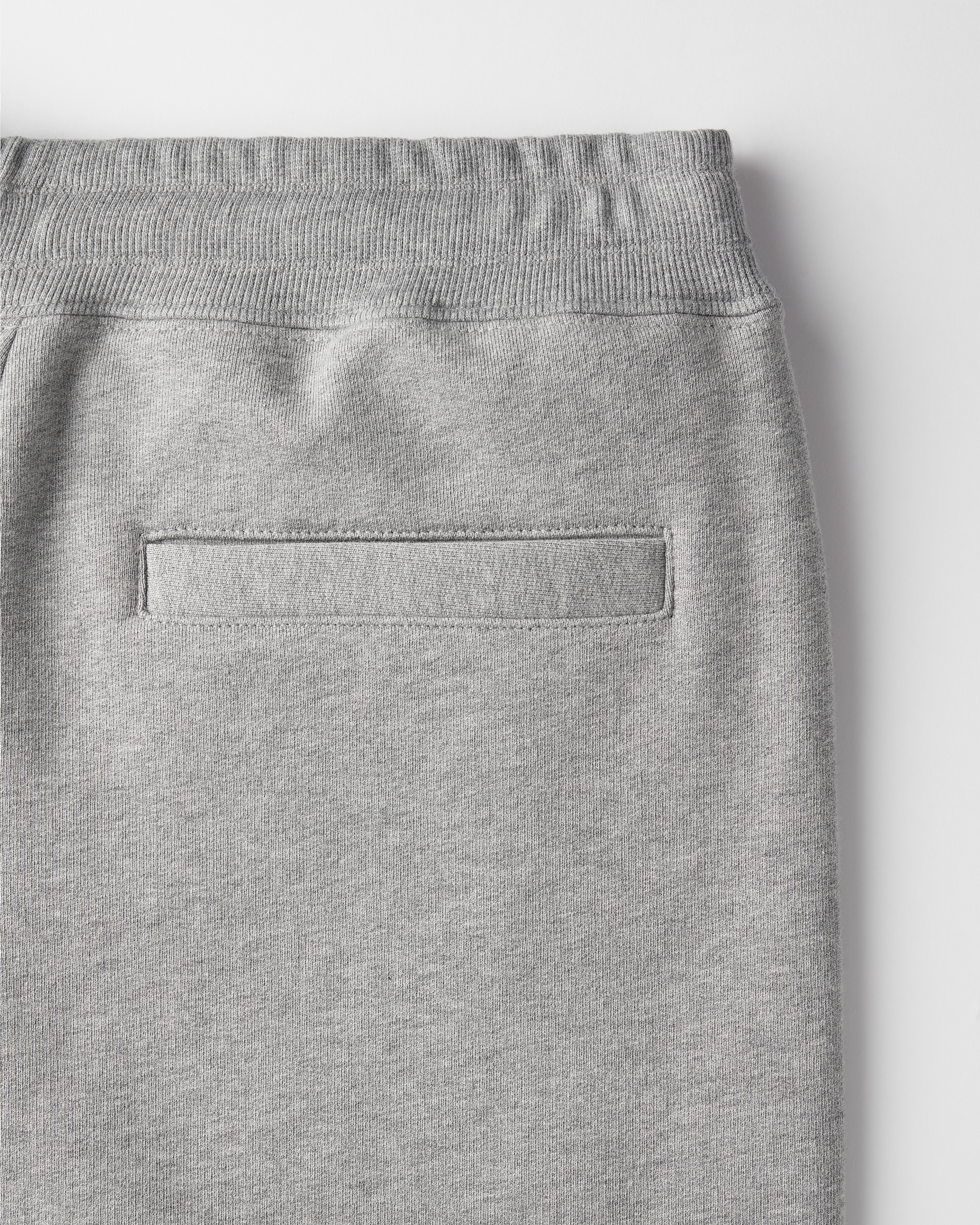 運動長褲 灰色全棉抓毛絨 E10