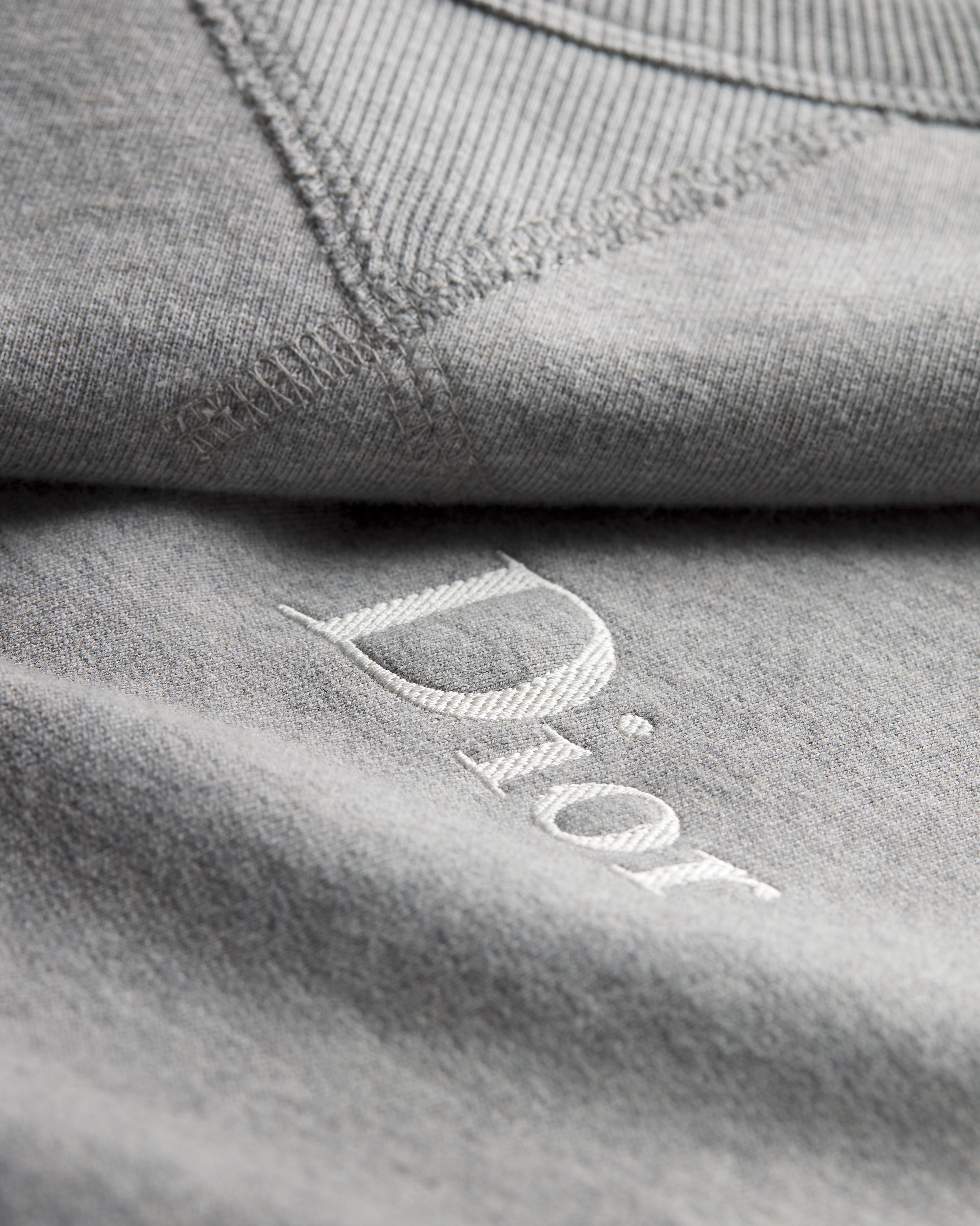 Sweatshirt with Dior Embroidery, Relaxed Fit
