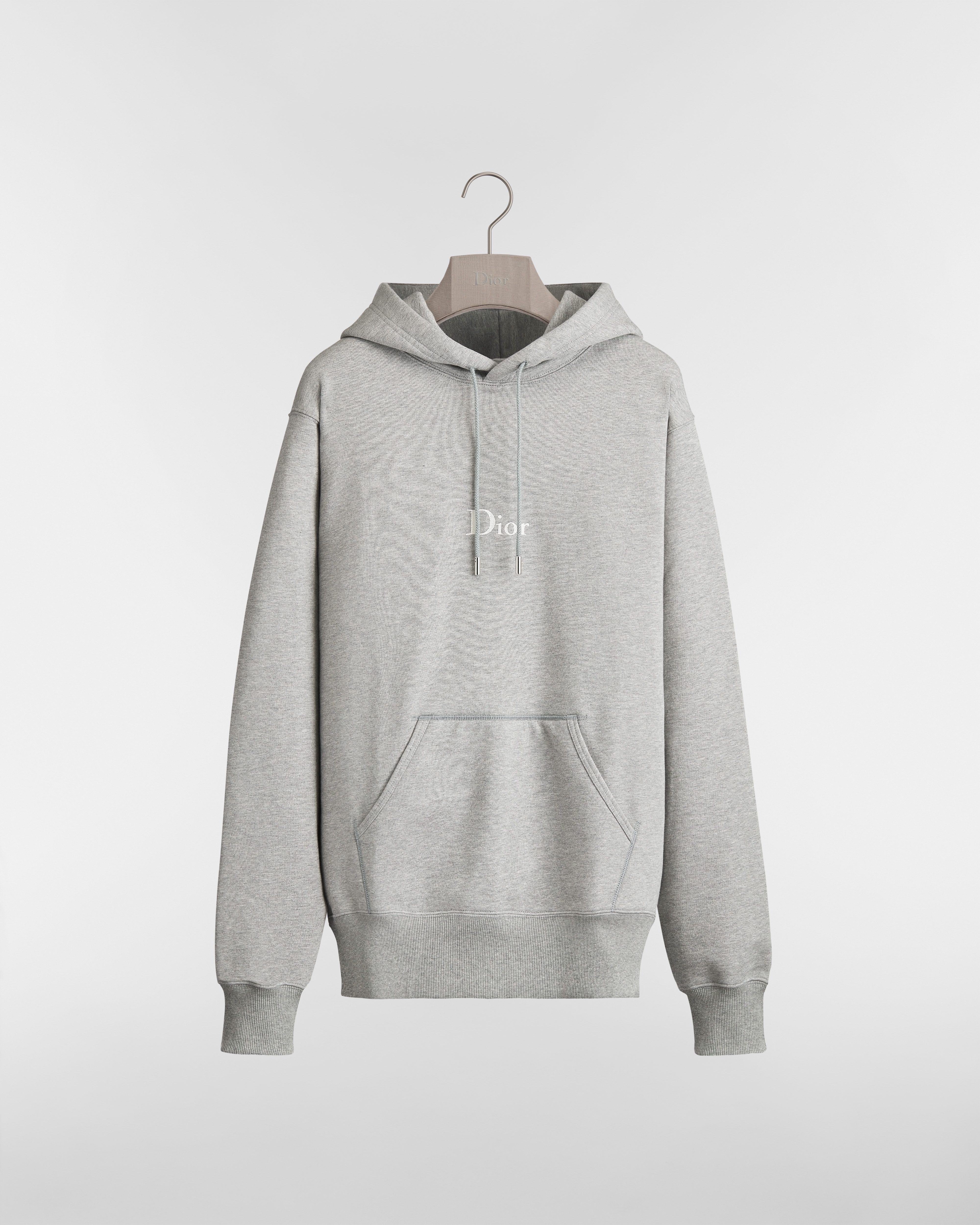 Hooded Sweatshirt with Dior Embroidery, Relaxed Fit