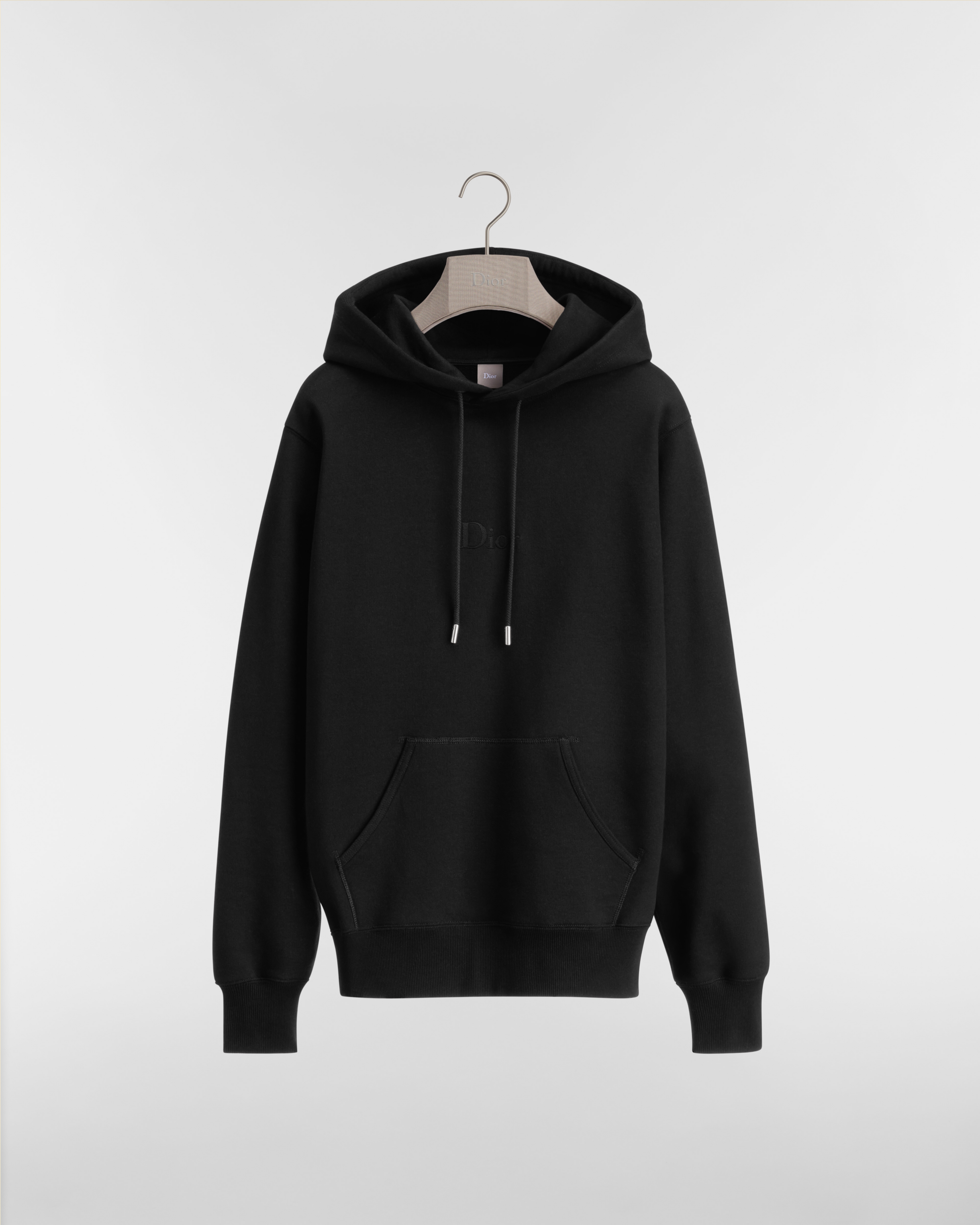 Hooded Sweatshirt with Dior Embroidery