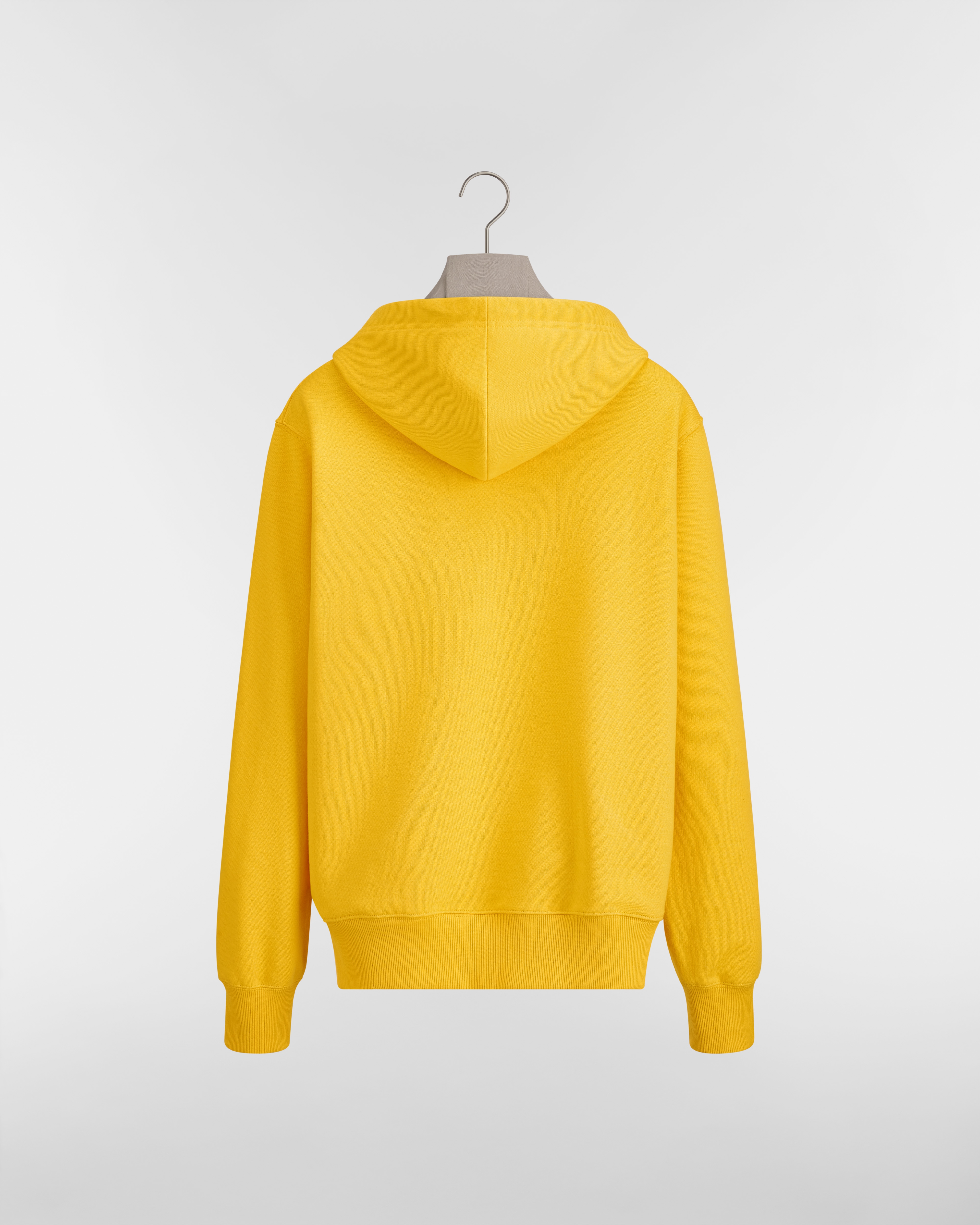 Sweatshirt à capuche à broderie Book Cover Molleton de coton jaune et rouge E08