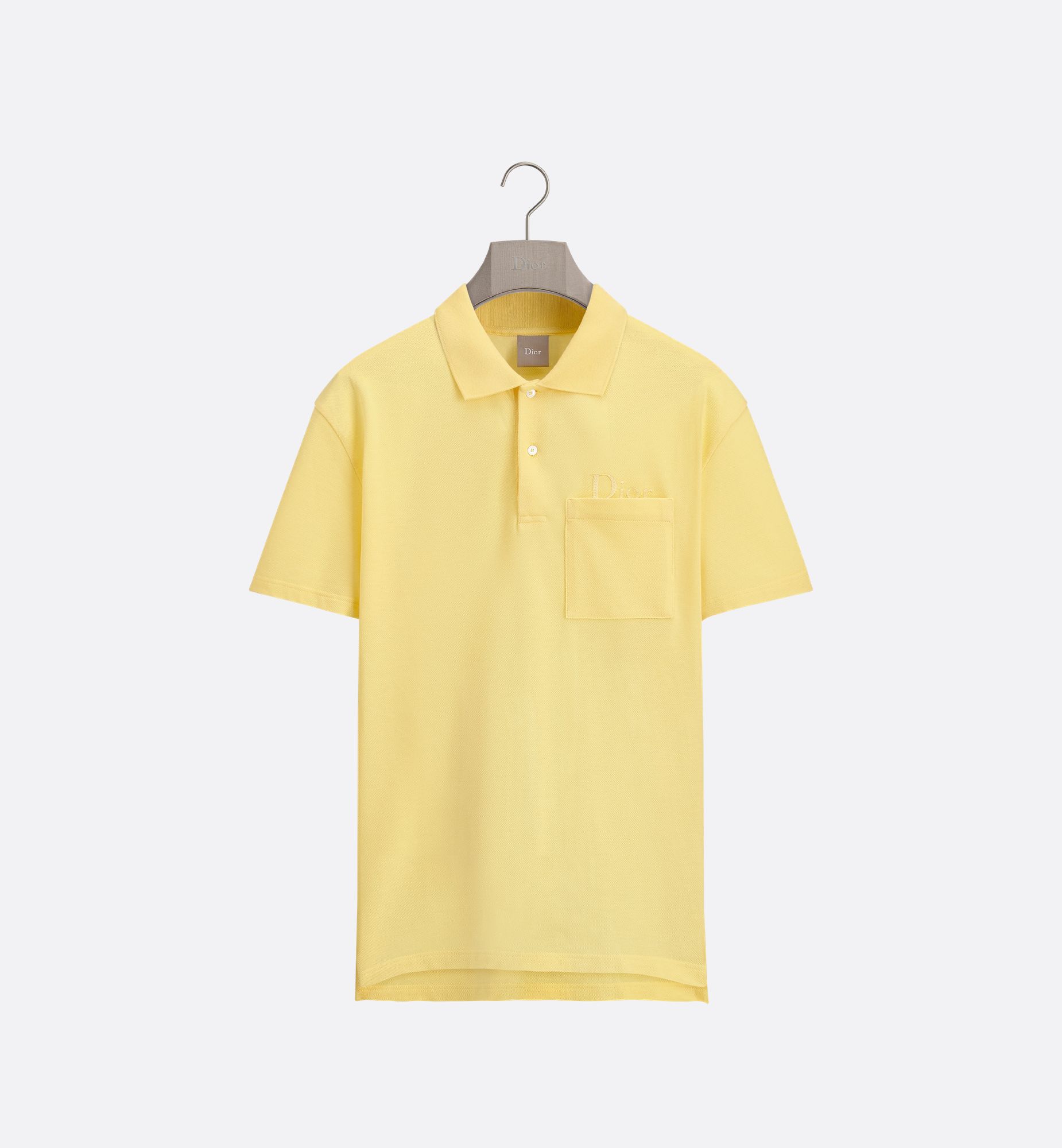 Yellow Cotton Piqué