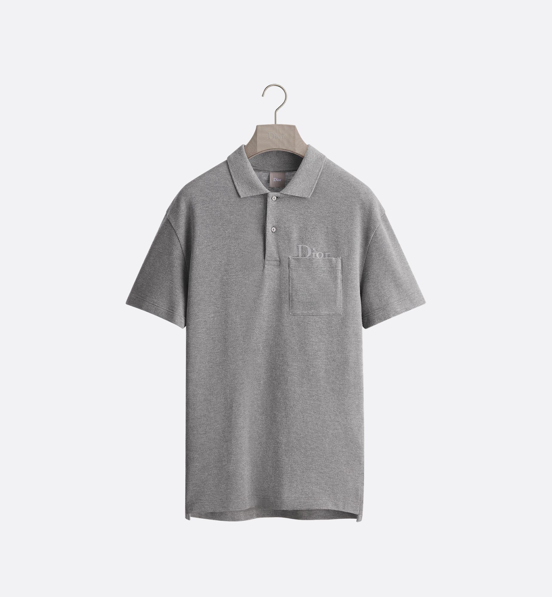 Gray Cotton Piqué