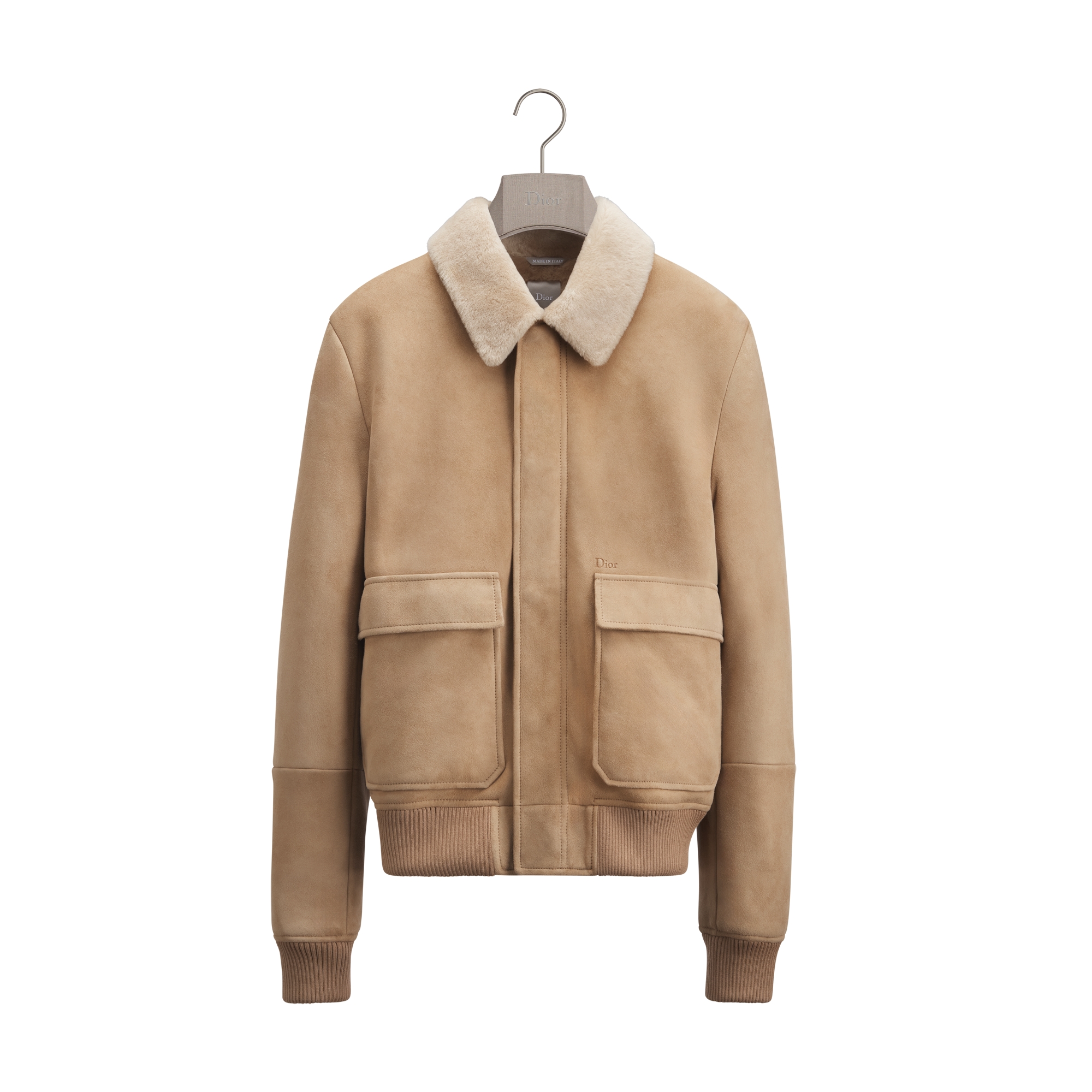 Blouson Jacket Beige Lambskin Shearling | DIOR