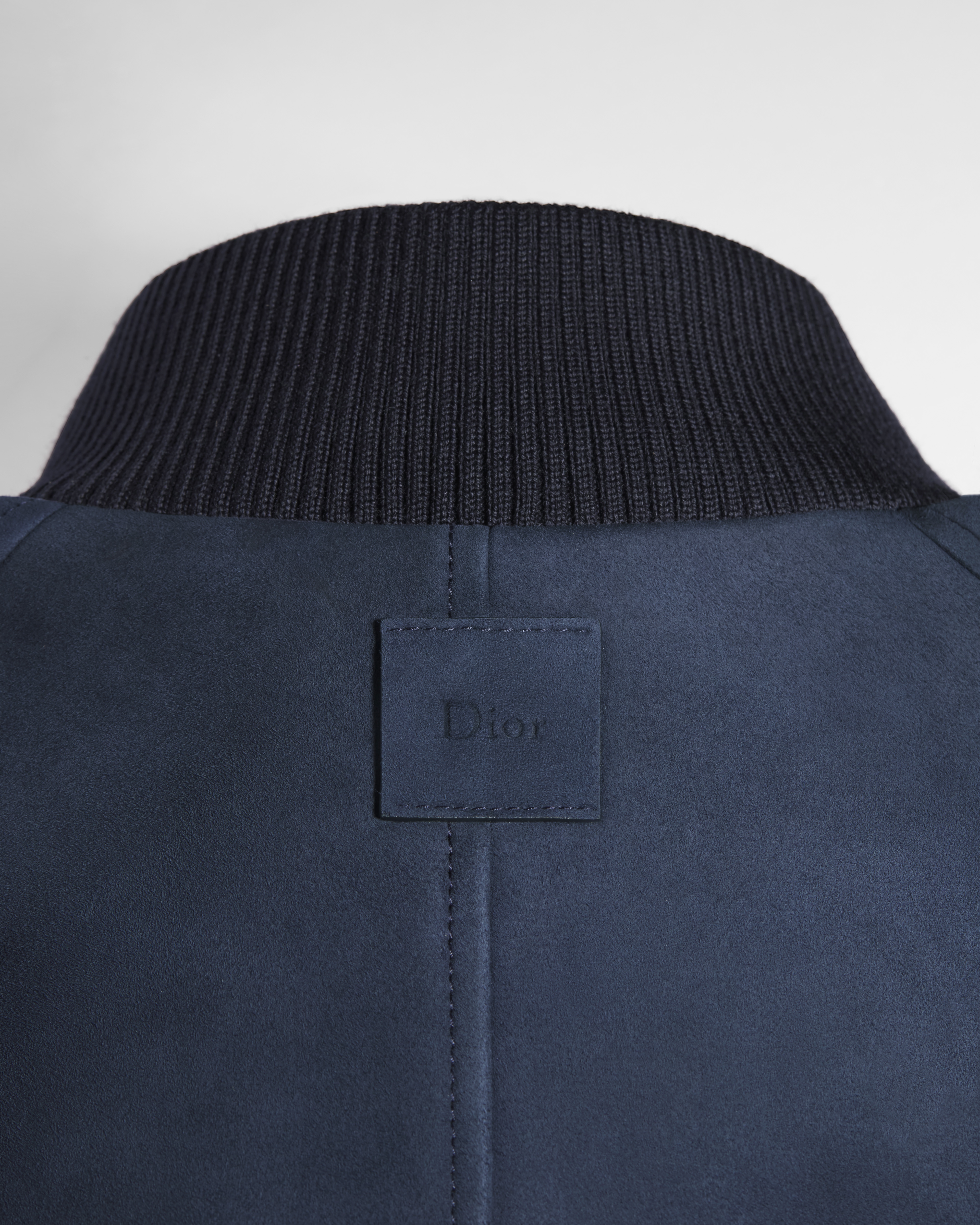 Harrington Jacket Navy Blue Lambskin E10