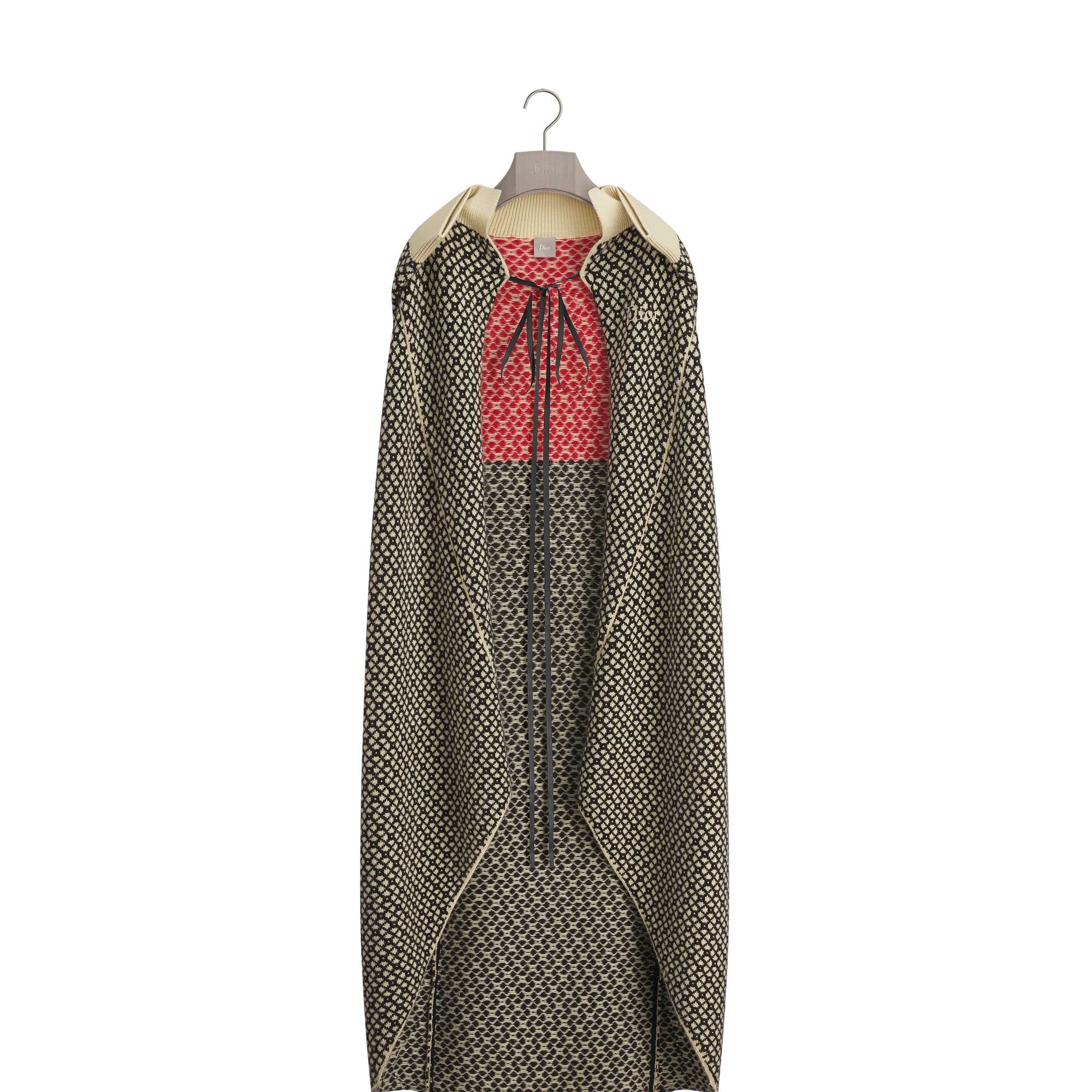 Cape Ecru and Black Cashmere Jacquard | DIOR