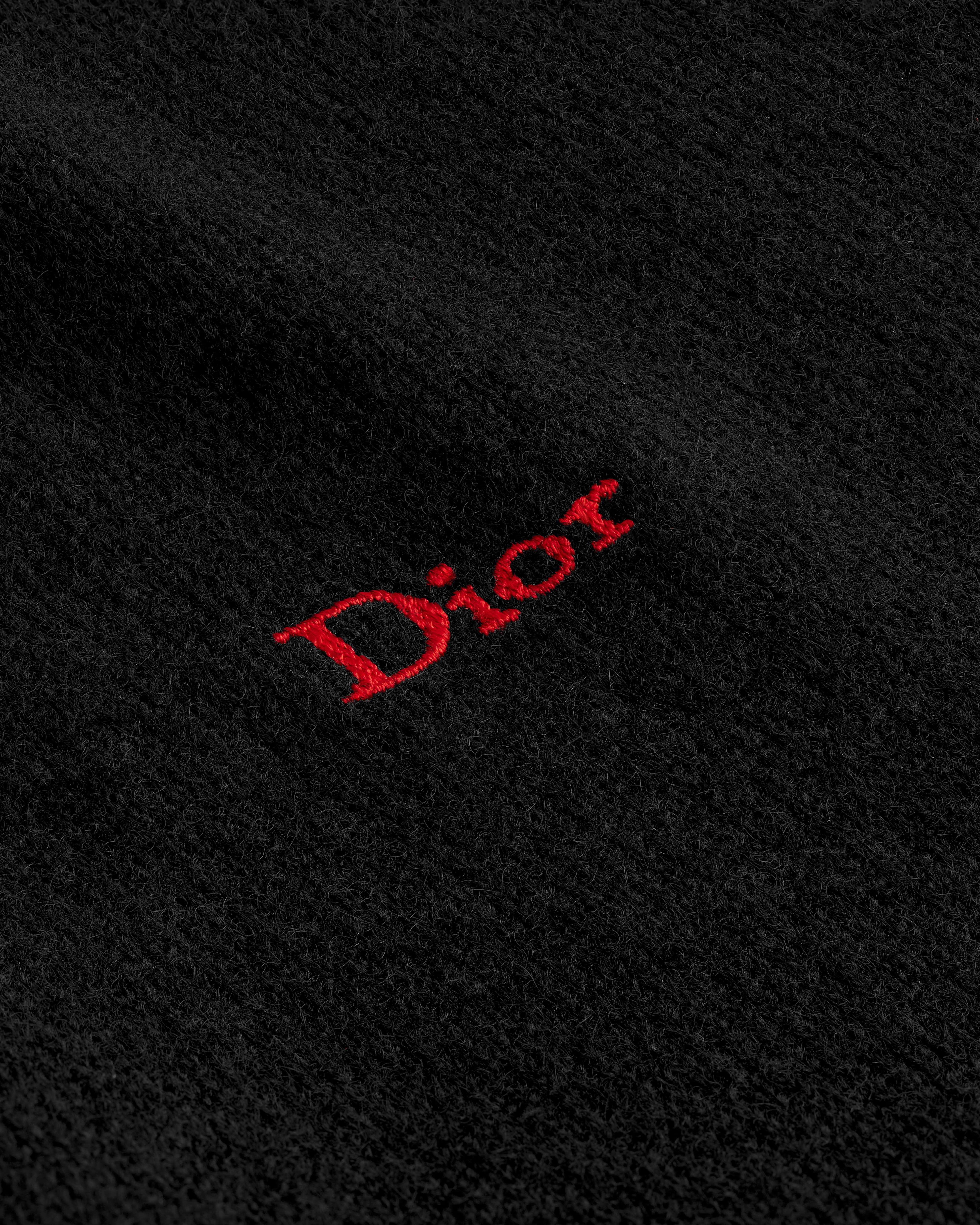 Pull à broderie Dior Jersey de cachemire noir E09