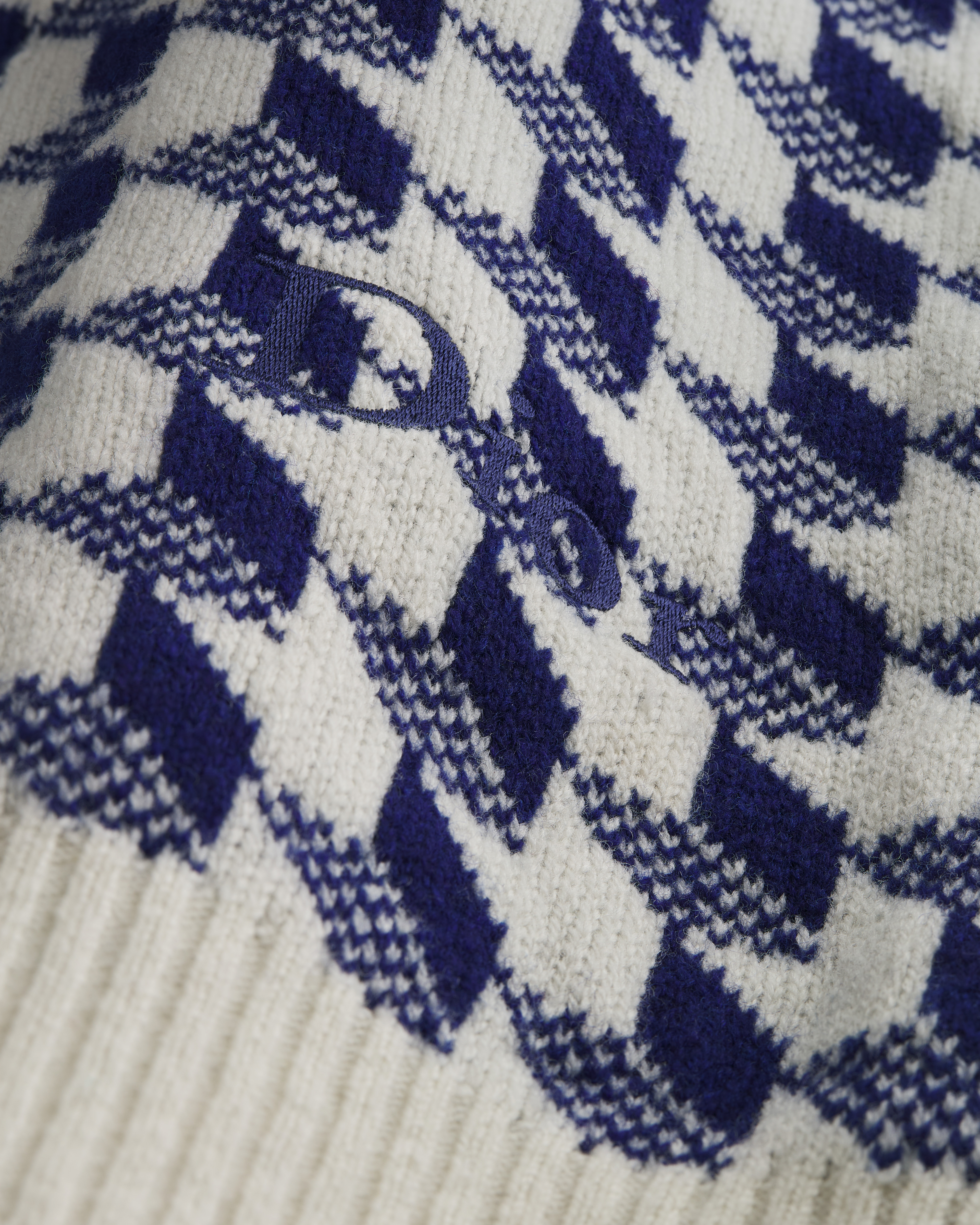 Sweater with Dior Embroidery
