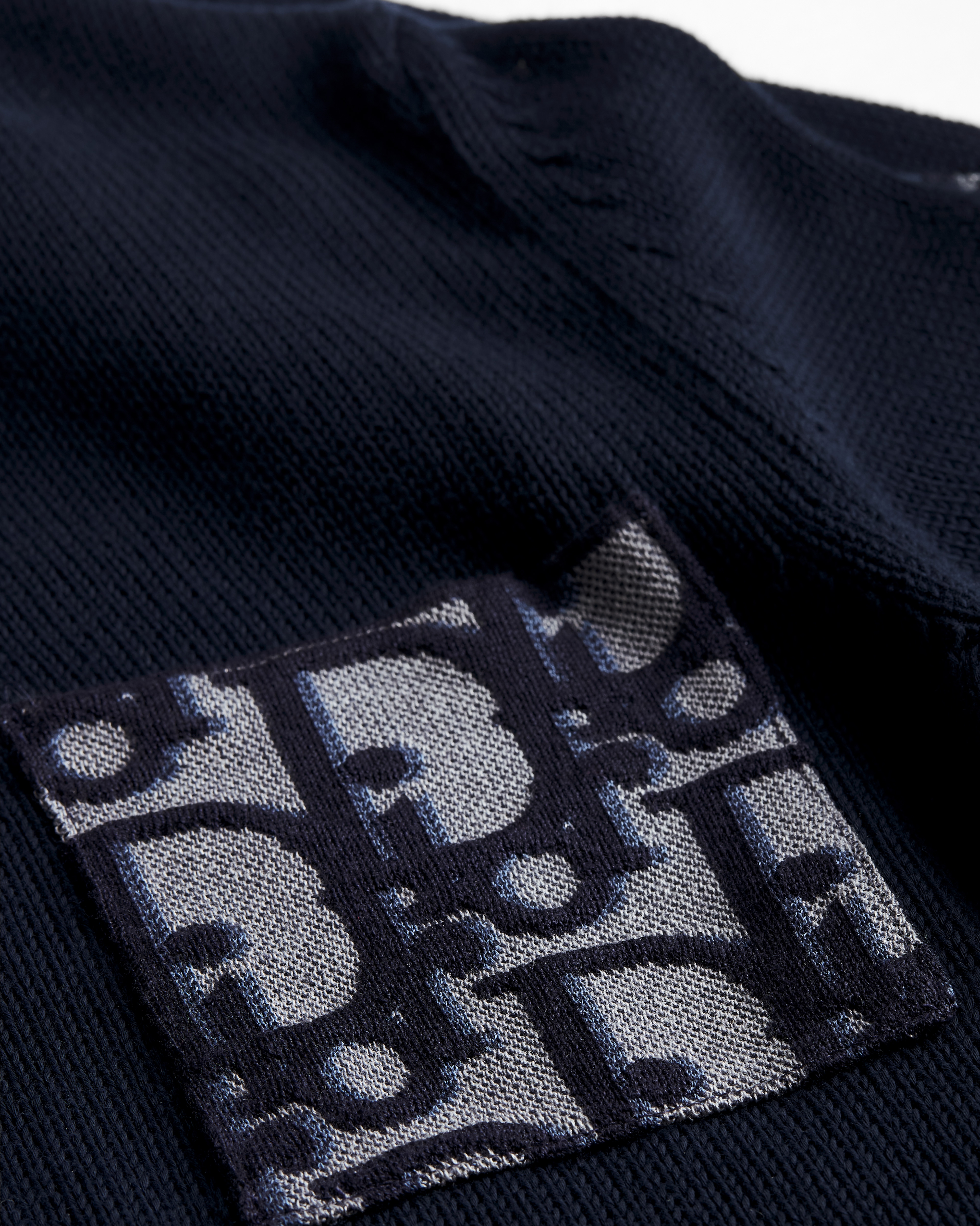 Pull Dior Oblique Jersey de coton bleu marine E10