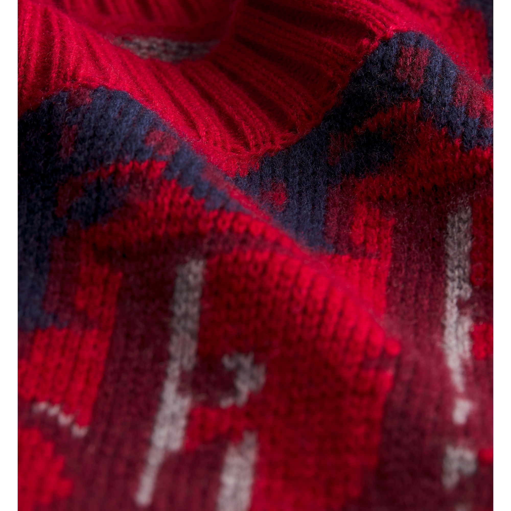 Dior Oblique Sweater Red Wool Jacquard E09