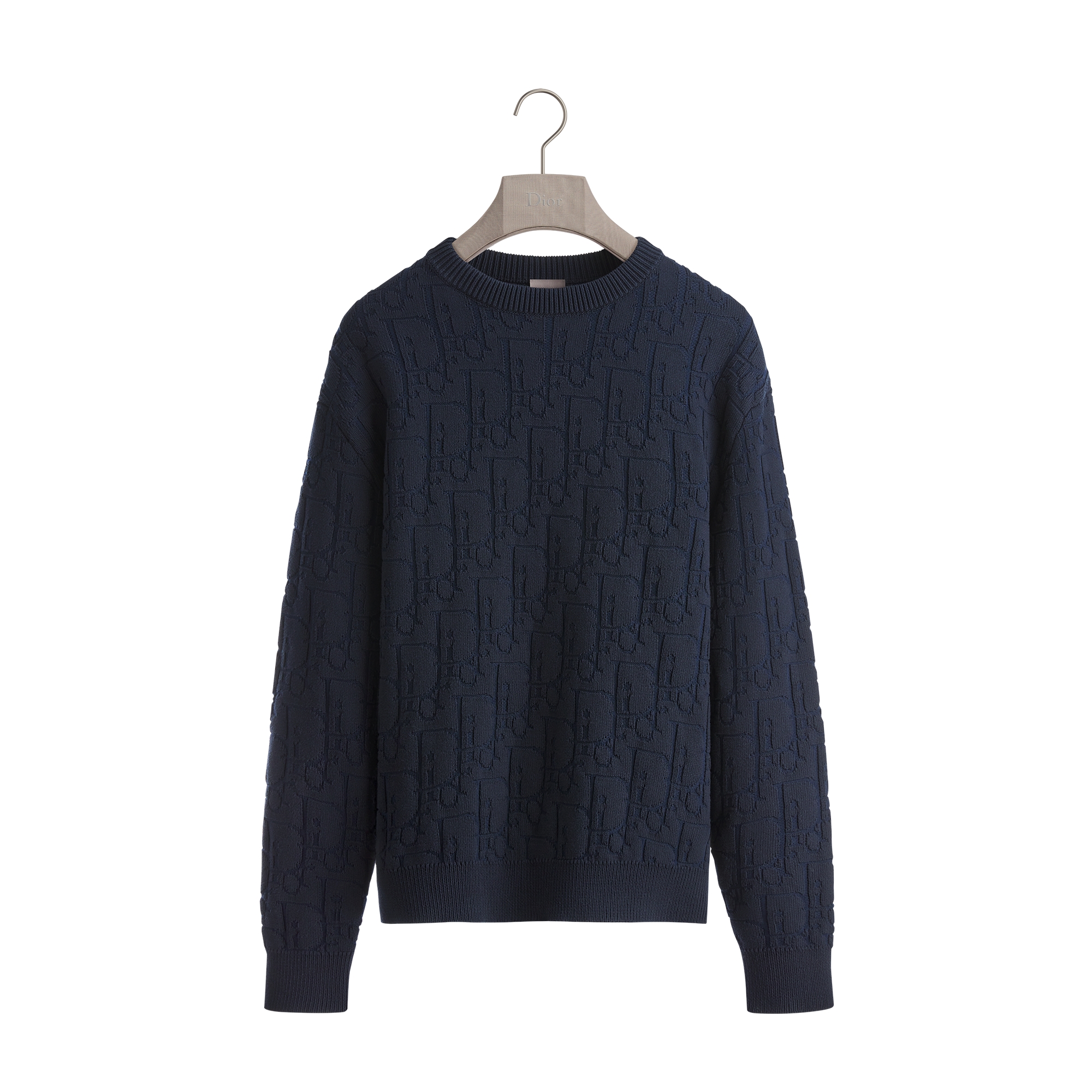  Navy Blue Cotton-Blend Jersey